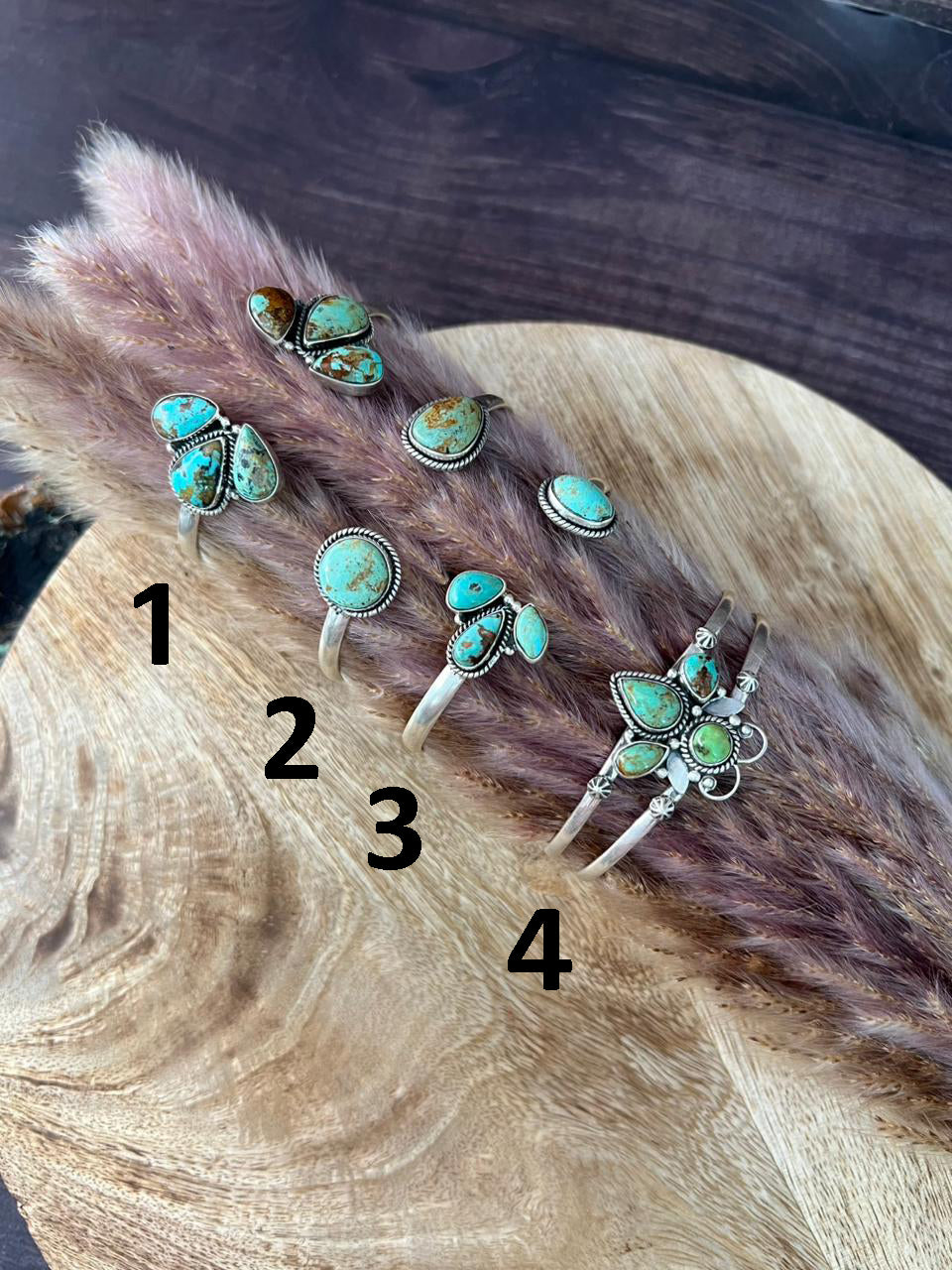 Handmade Sterling Silver Baja Turquoise Collection: Cuff Bracelet "Signed Nizhoni"