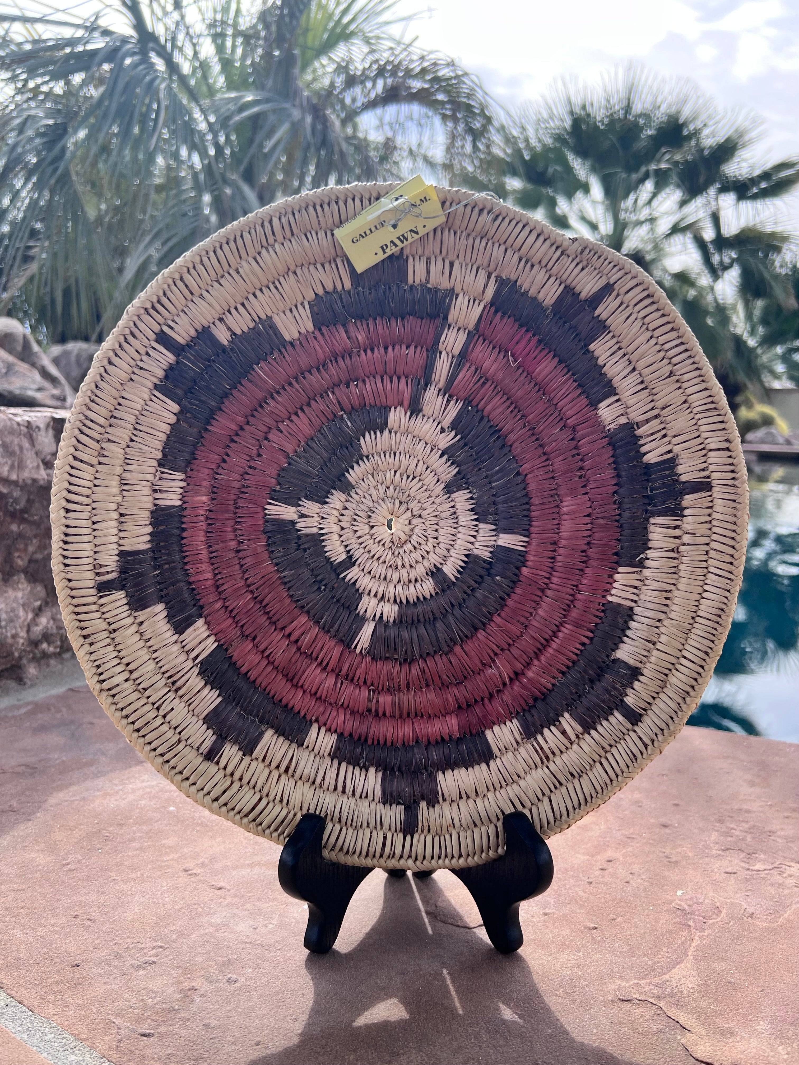 Old Pawn Handcrafted Woven Basket  #11