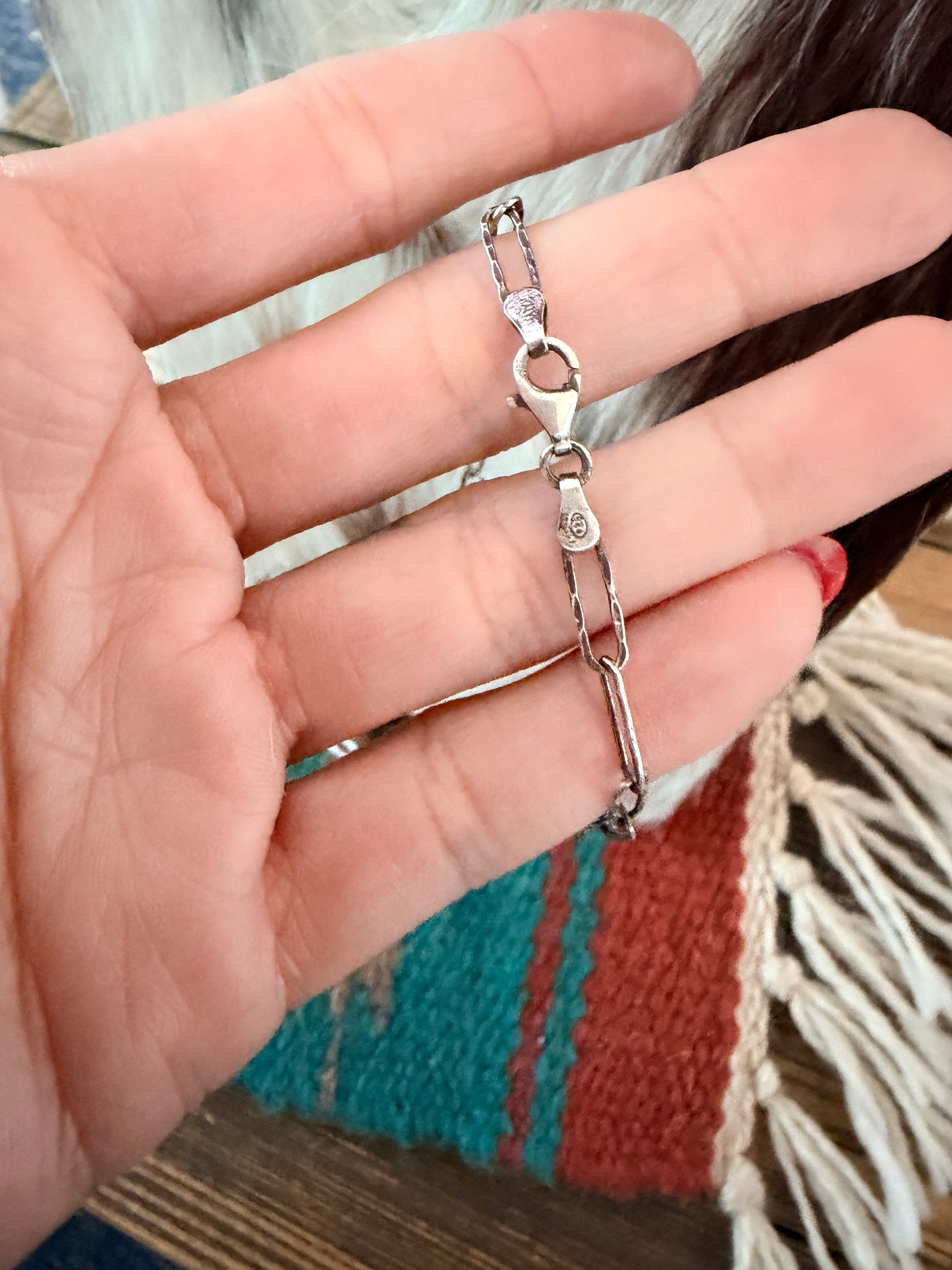 Handmade Sterling Silver & Turquoise Necklace