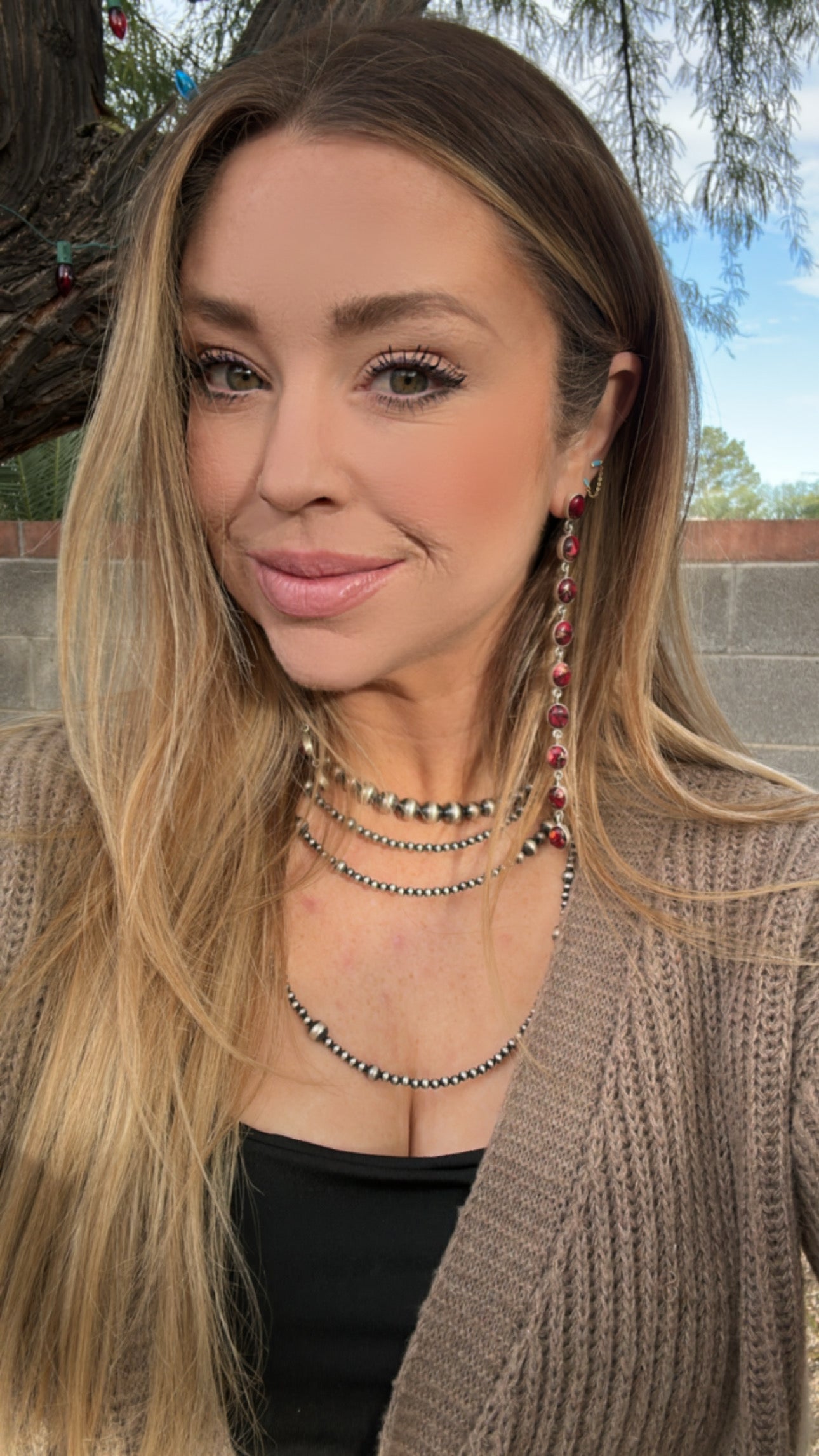 Dahlia Rose Handmade Sterling Silver Honky Tonk Dangles