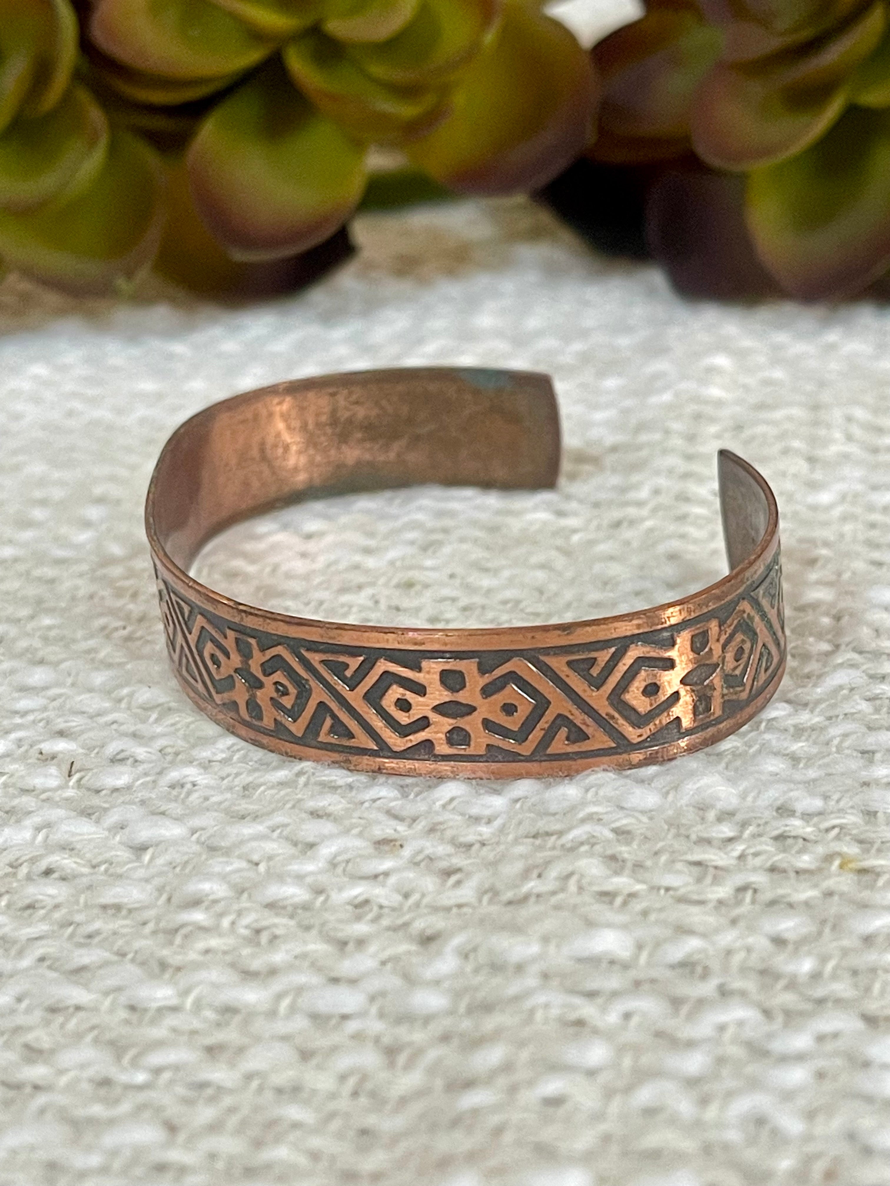 Vintage Handmade Copper Cuff