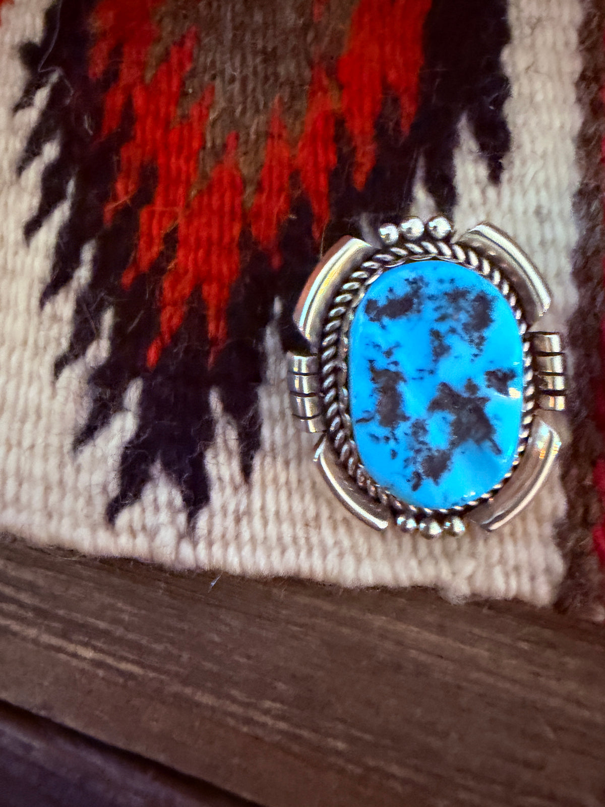 Handcrafted Turquoise & Sterling Silver Clip On Earrings