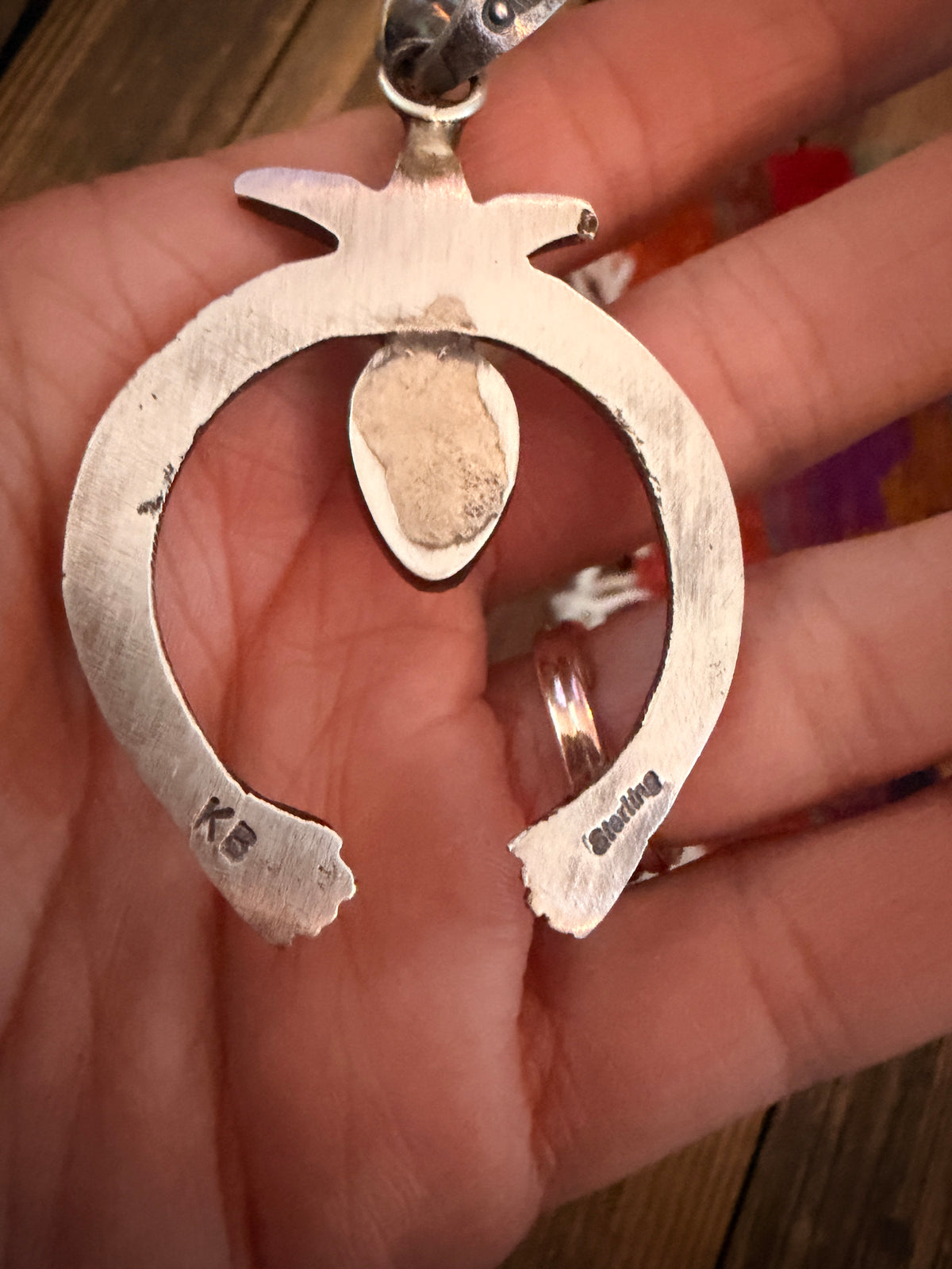 Handcrafted Sterling Silver & Queen Pink Conch Naja Pendant by Kevin Billah