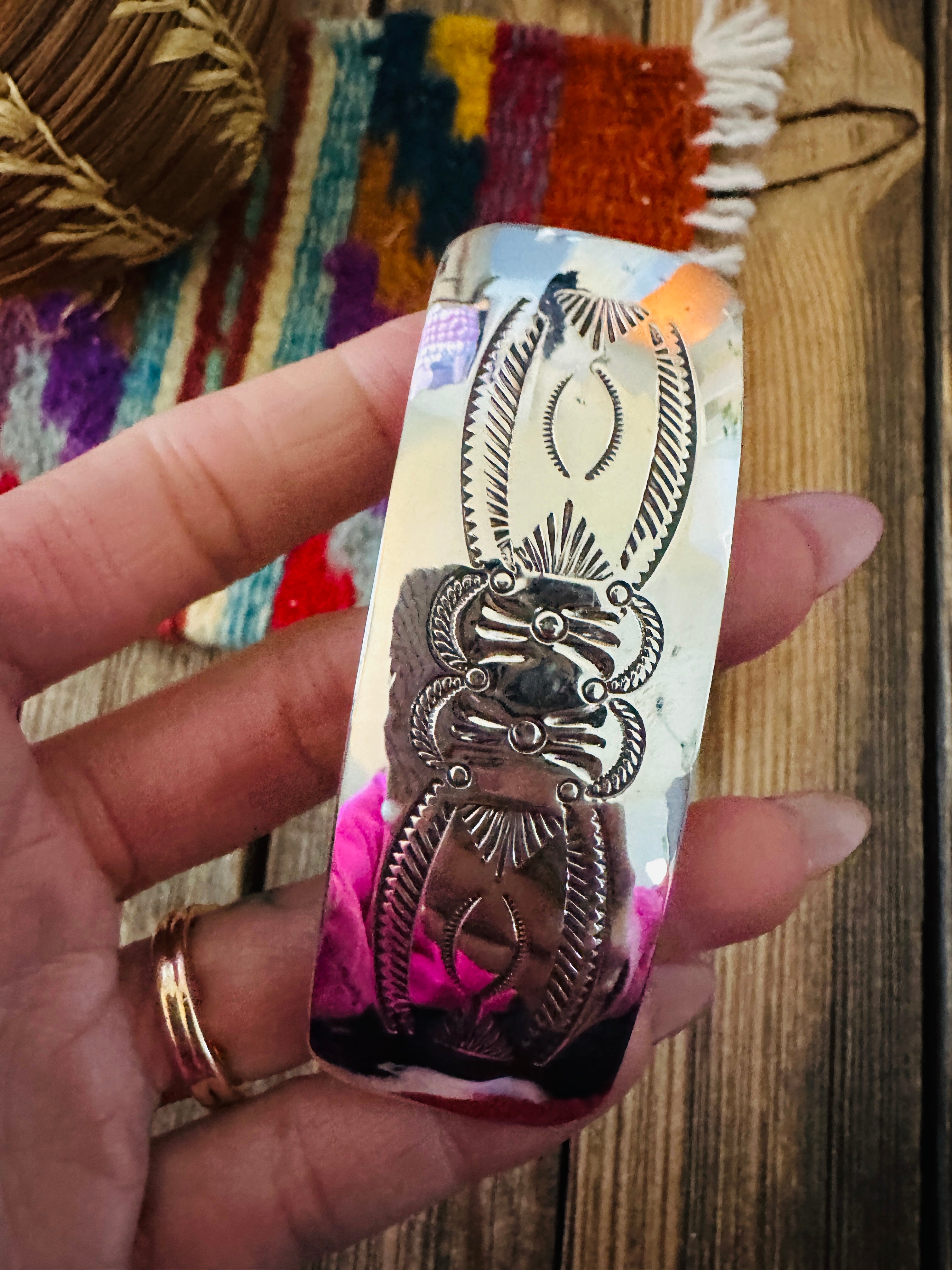 Handcrafted Sterling Silver Hair Barrette