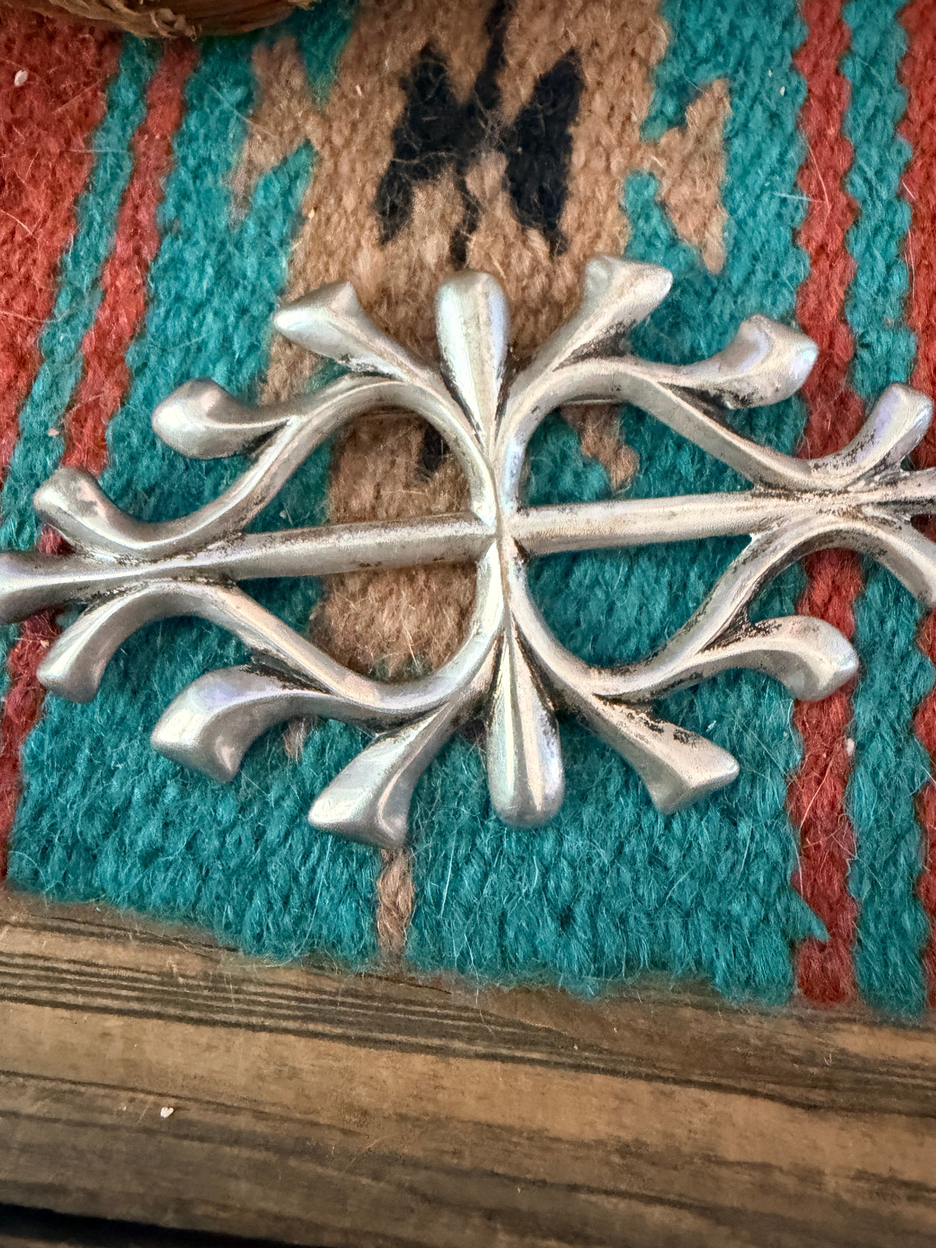 Old Pawn Handcrafted Sterling Silver Brooch
