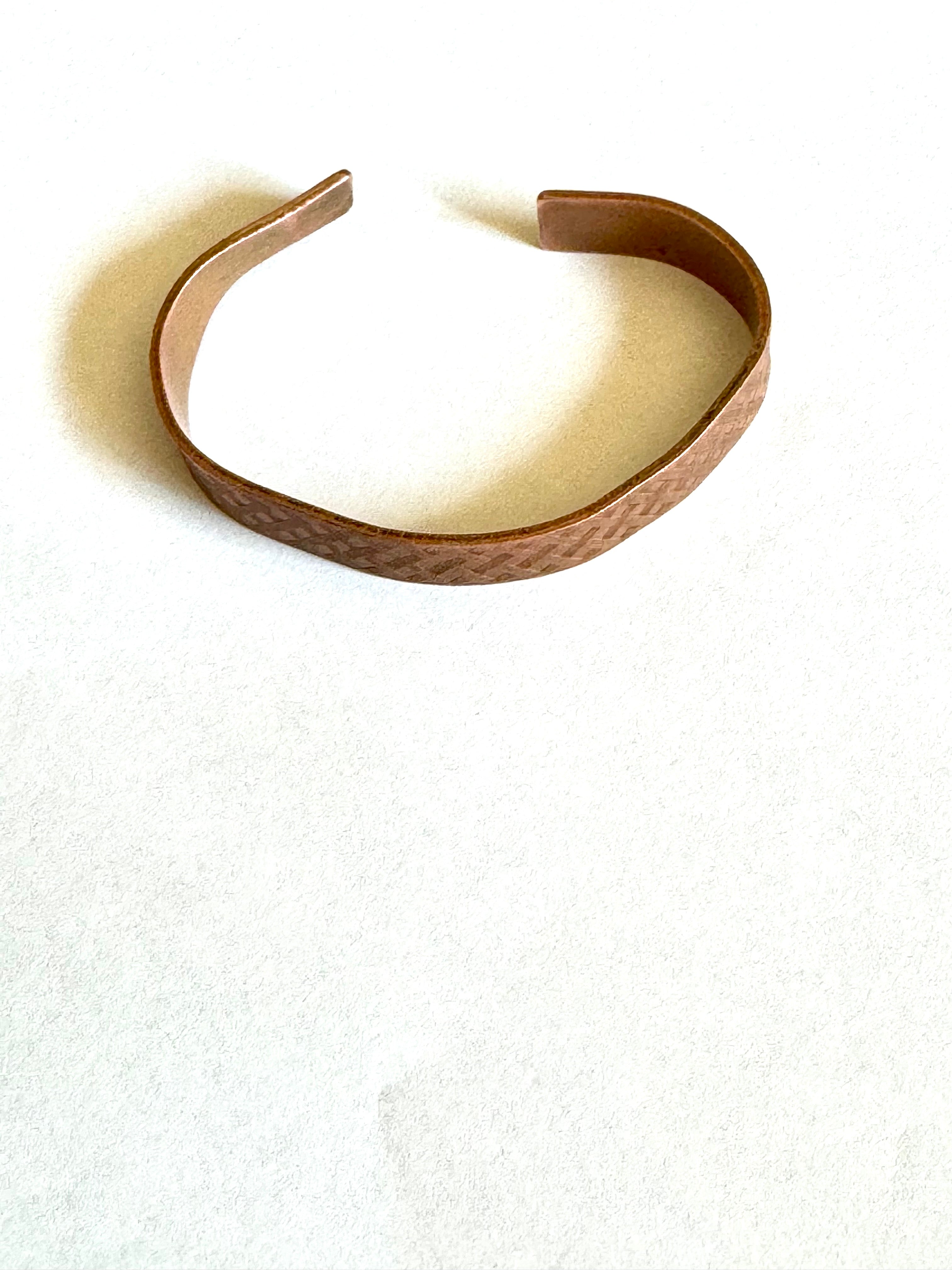 Vintage Handmade Copper Cuff Bracelet