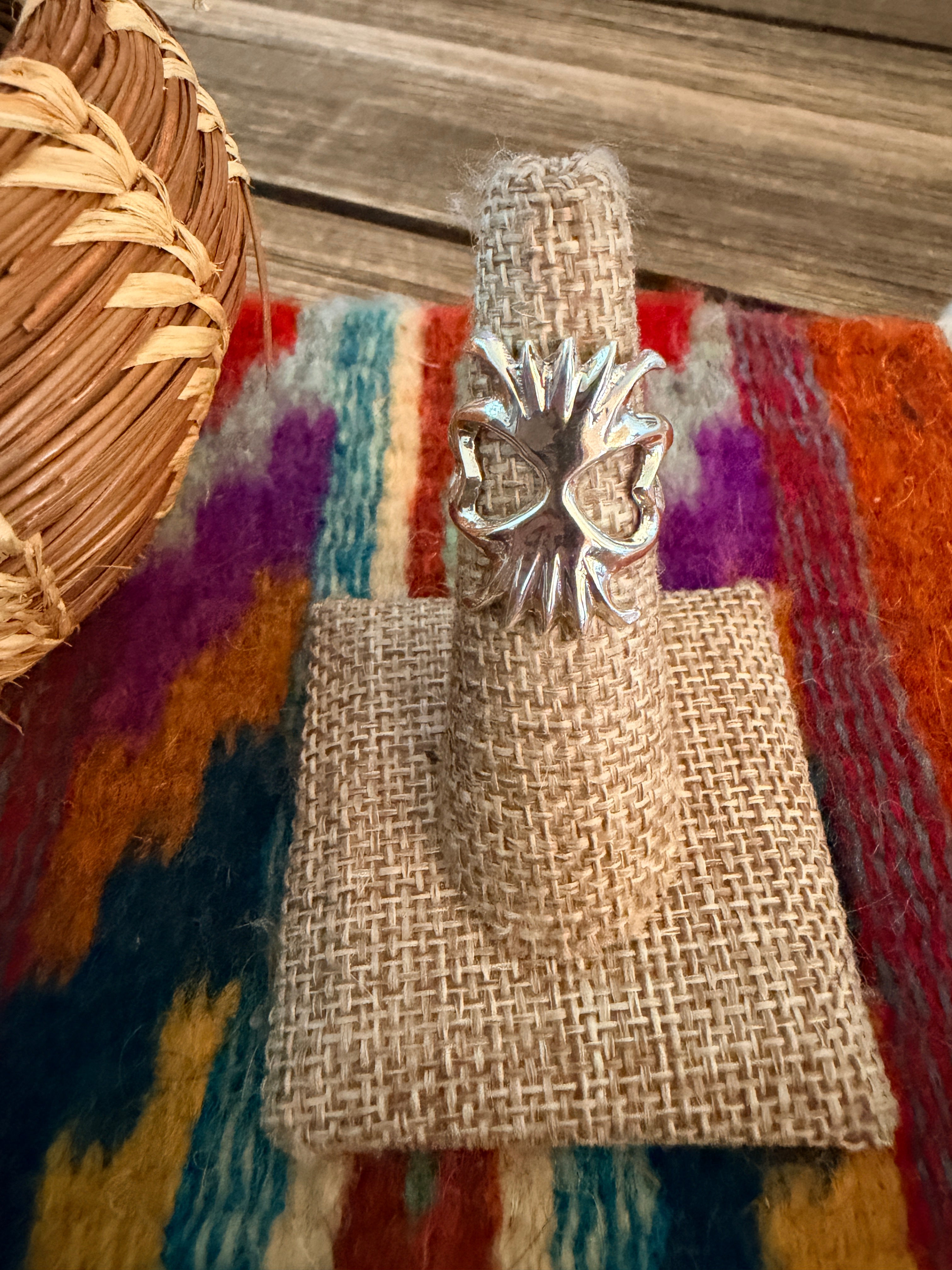 Handcrafted Sterling Silver Band Ring by Francis L. Begay