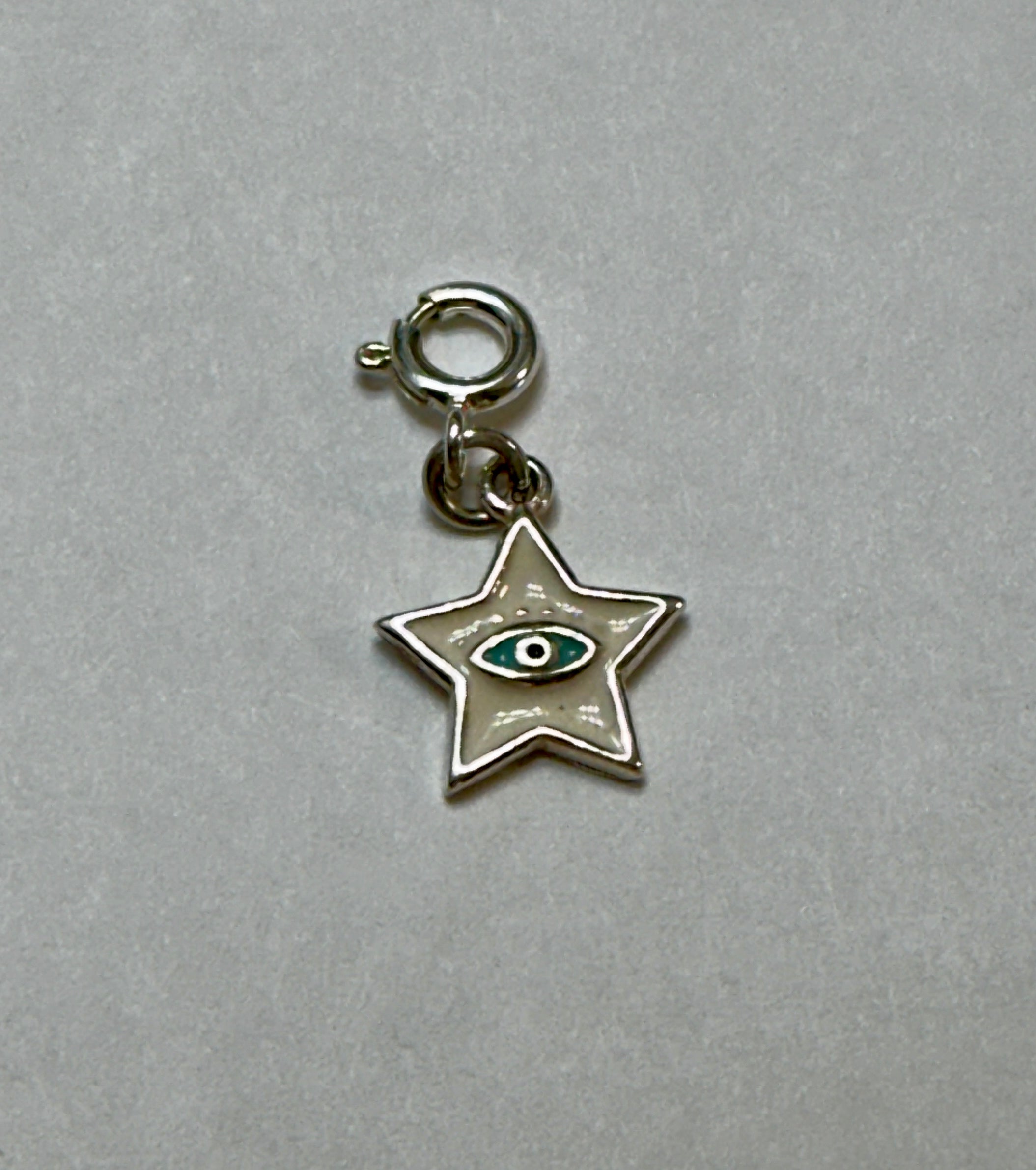 Sterling Silver White Star Charm