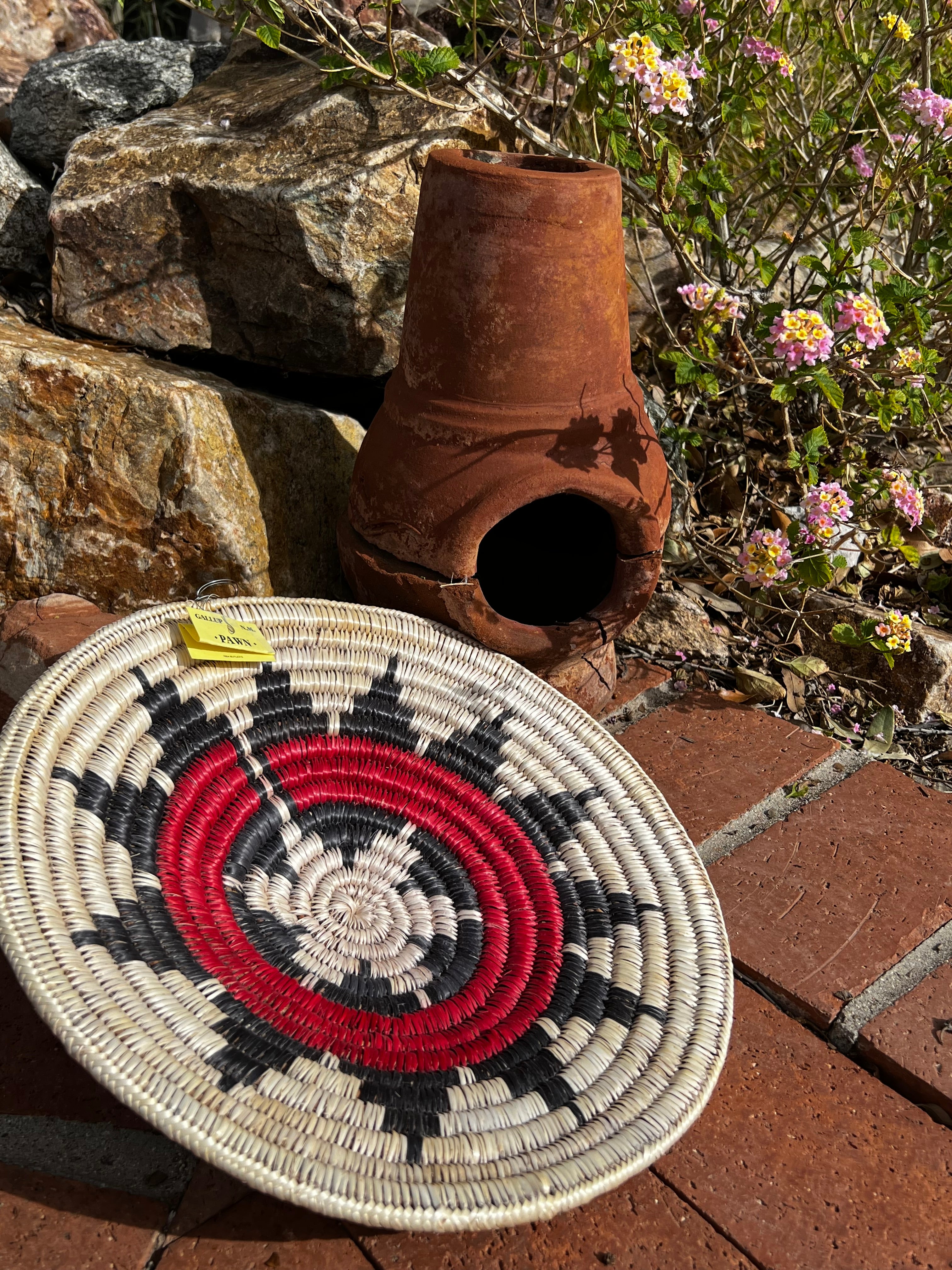 Old Pawn Handcrafted Woven Basket #4