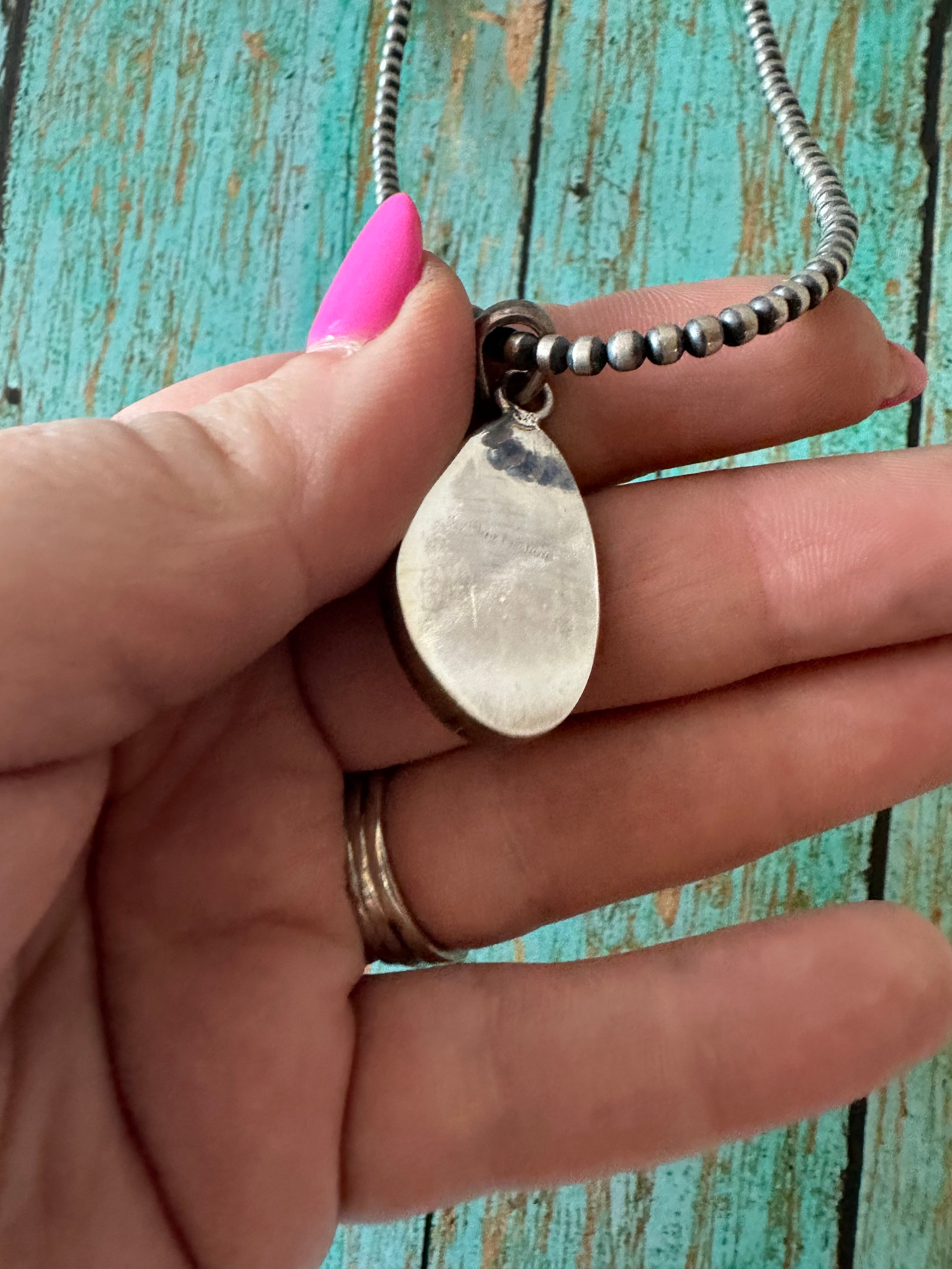 Gorgeous Handmade Sterling Silver Multi Stone Pendant