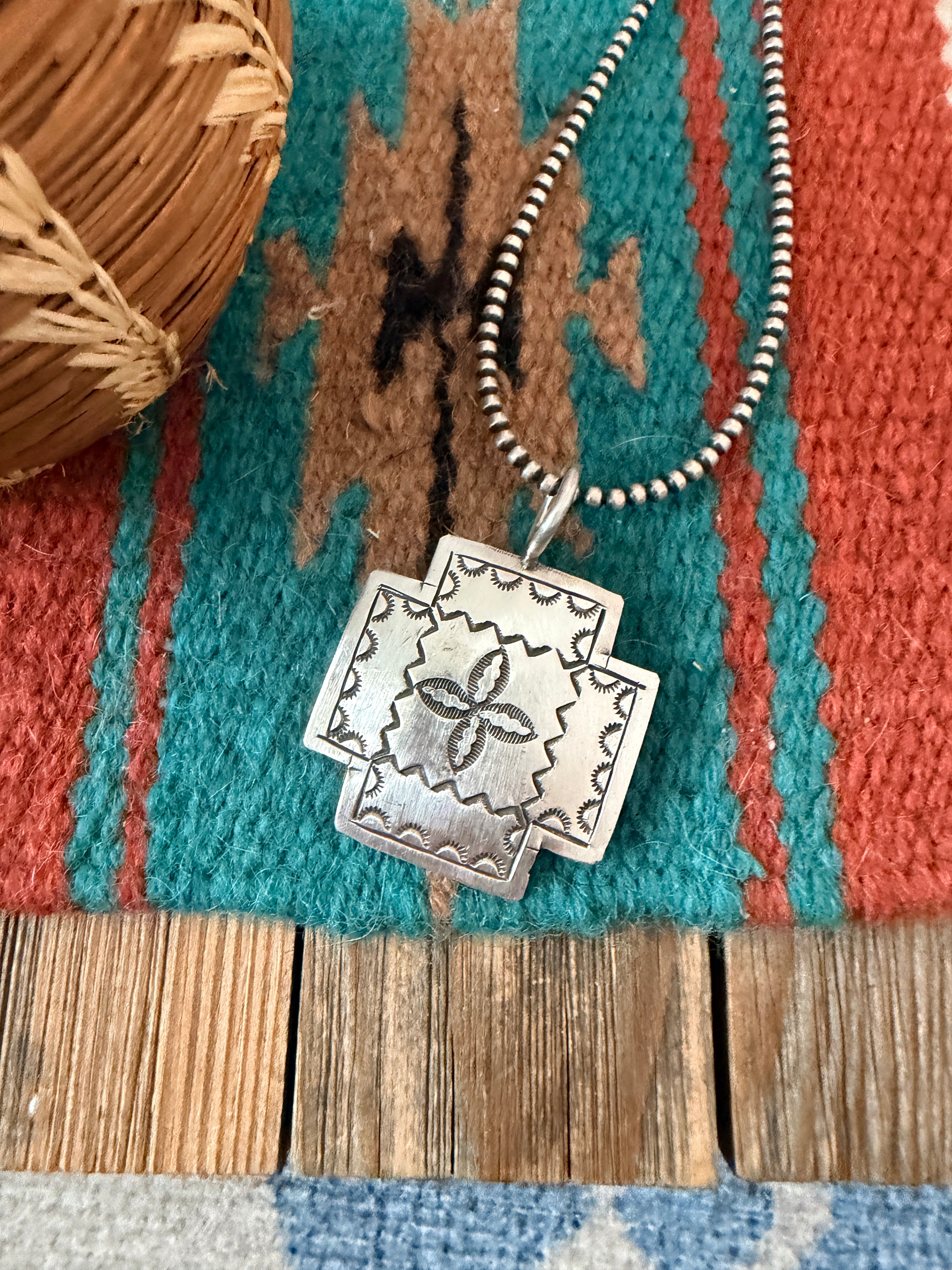 Handcrafted Sterling Silver Cross Pendant