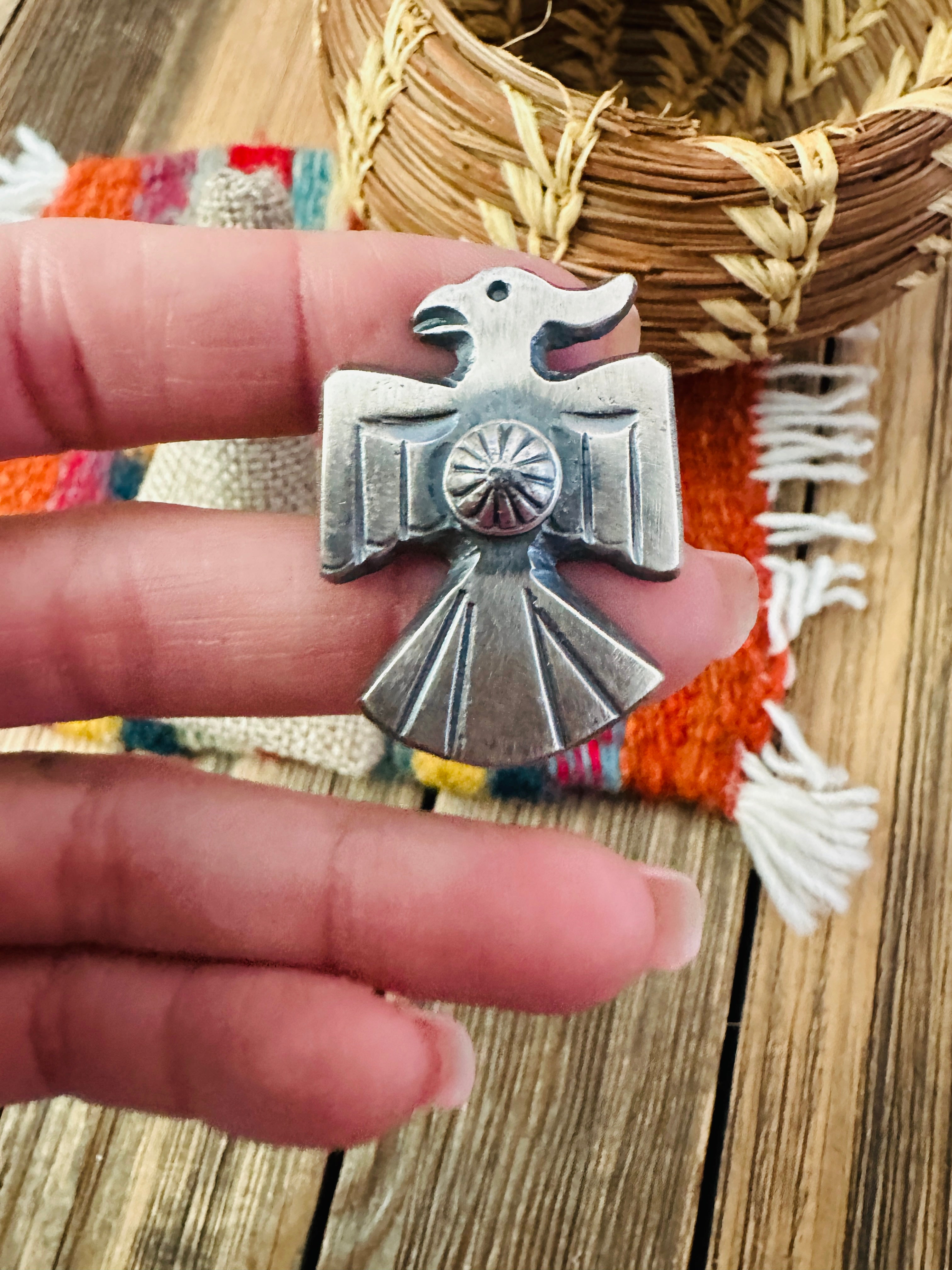 Handcrafted Sterling Silver Thunderbird Ring by Chimney Butte