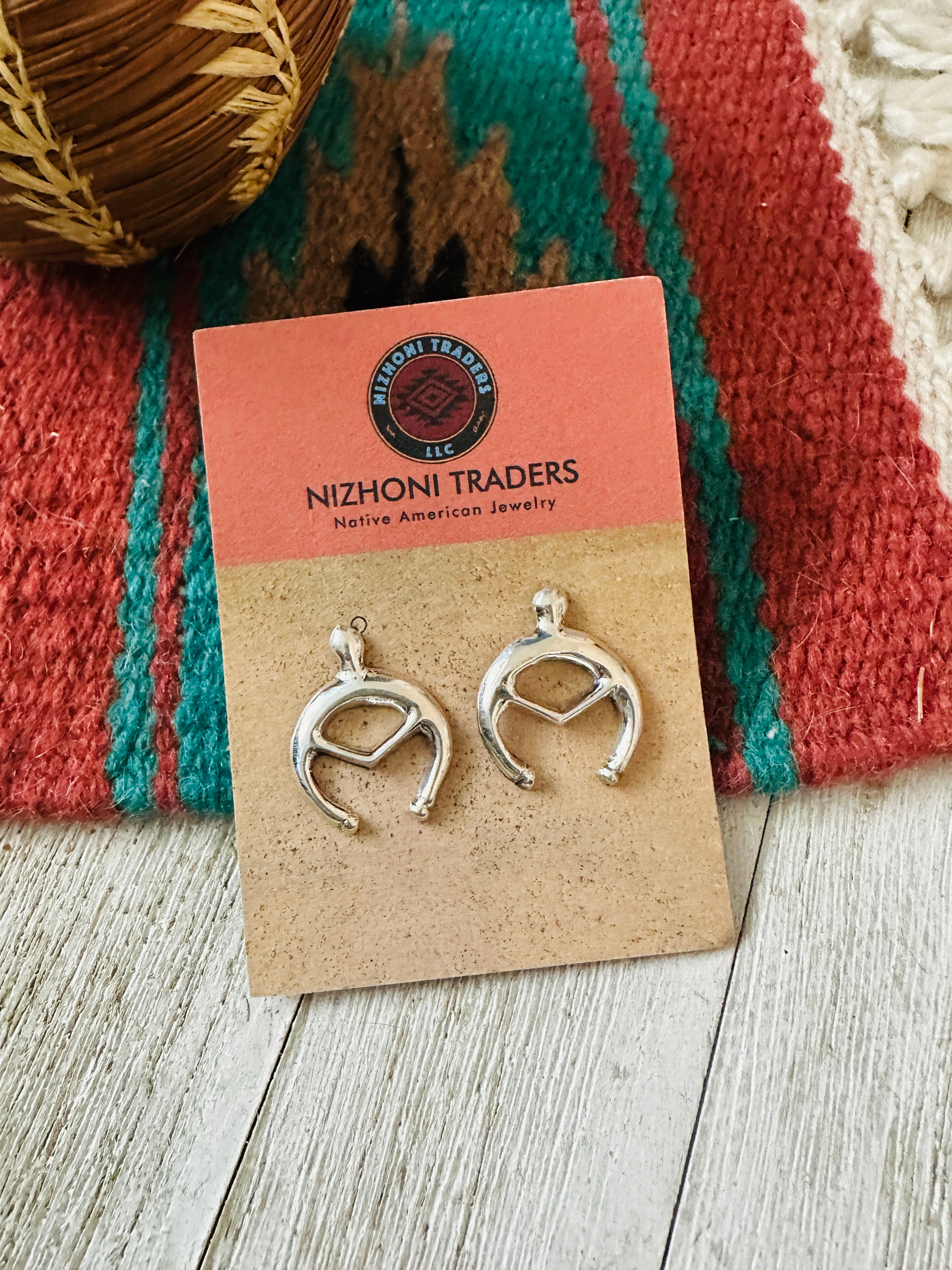 Handcrafted Sterling Silver Naja Stud Earrings