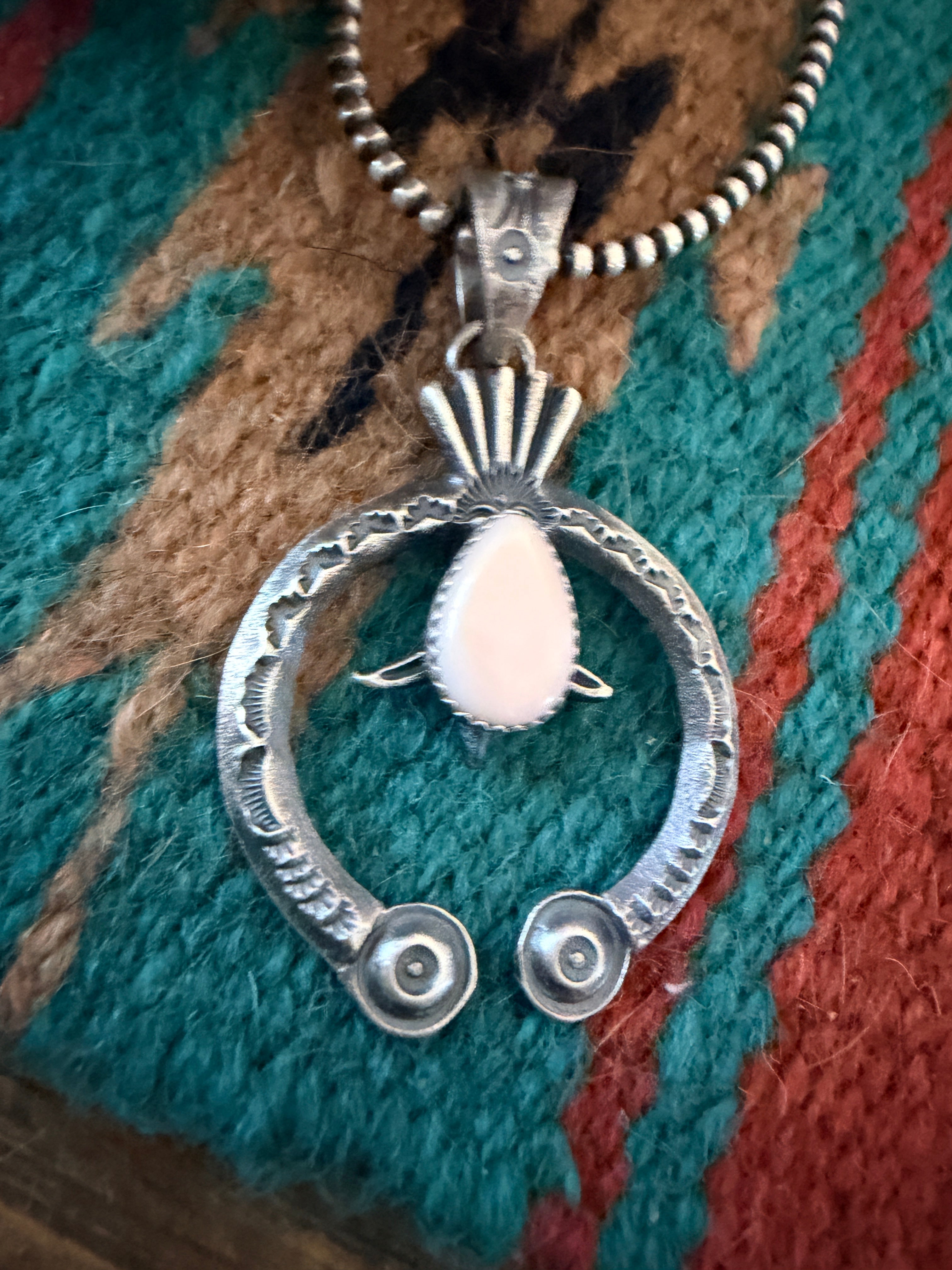 Handcrafted Sterling Silver & Queen Pink Naja Pendant by Kevin Billah