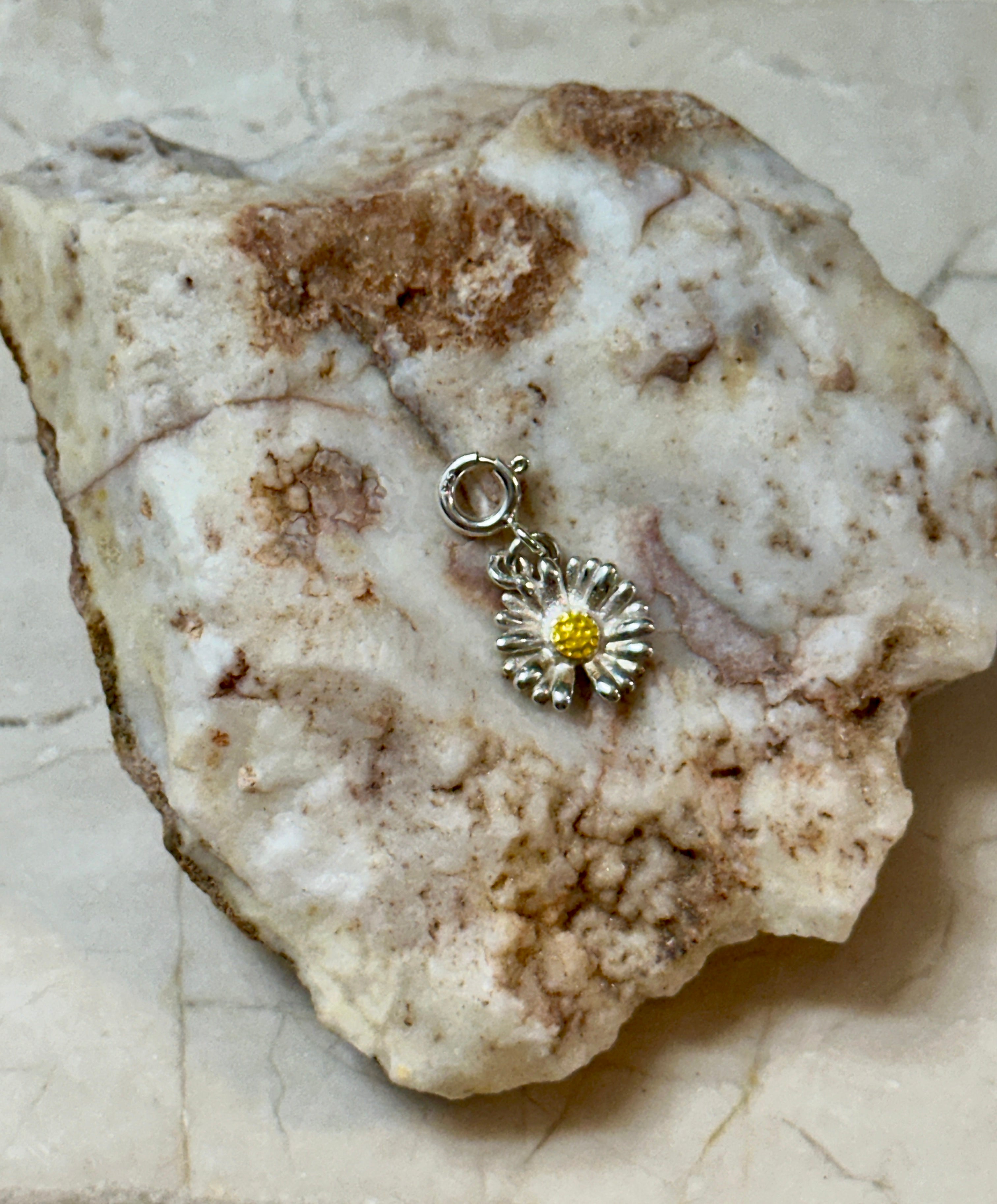 Sterling Silver Daisy Charm