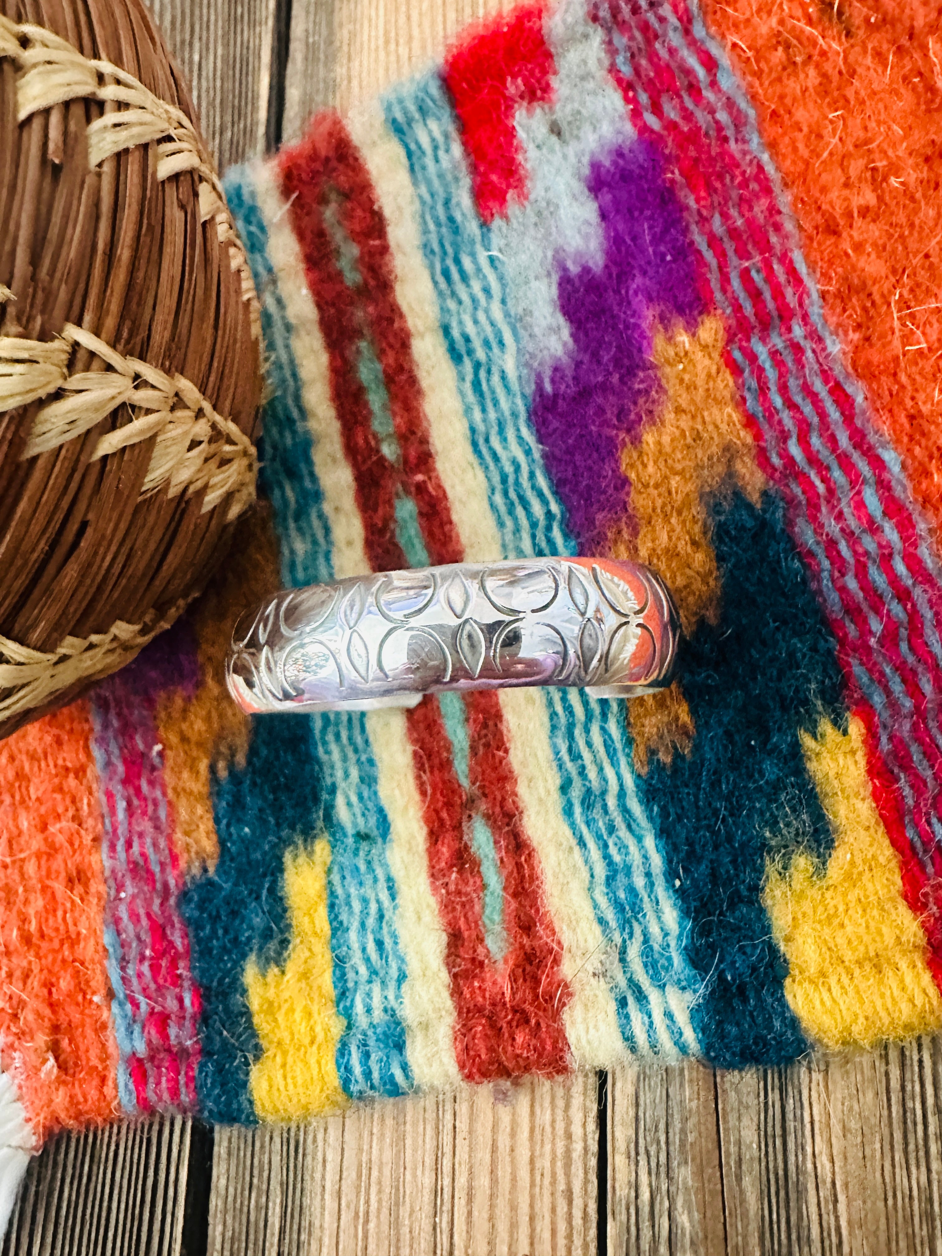 Handcrafted Sterling Silver Baby Cuff Bracelet