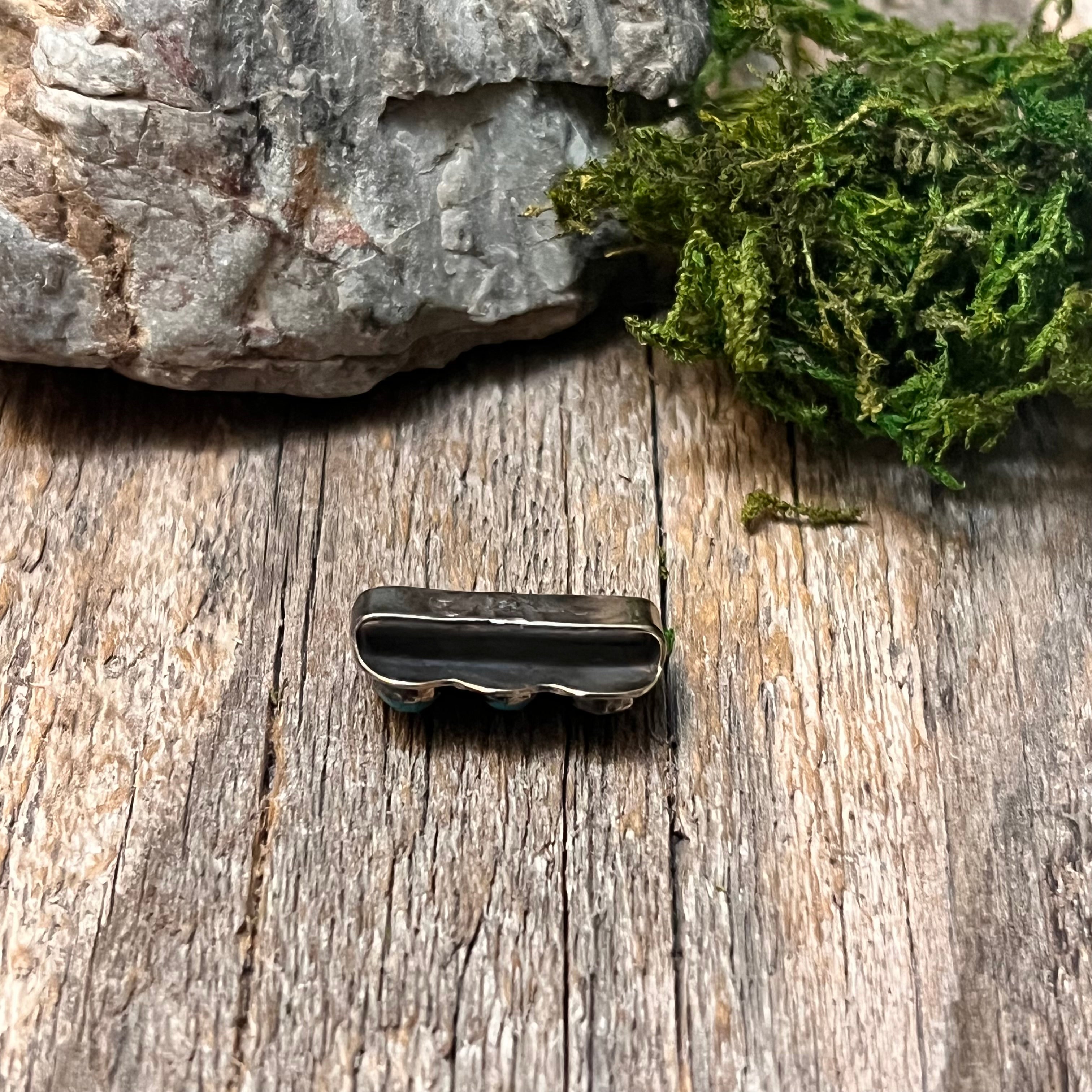 Handmade Turquoise & Sterling Silver Watch Charm