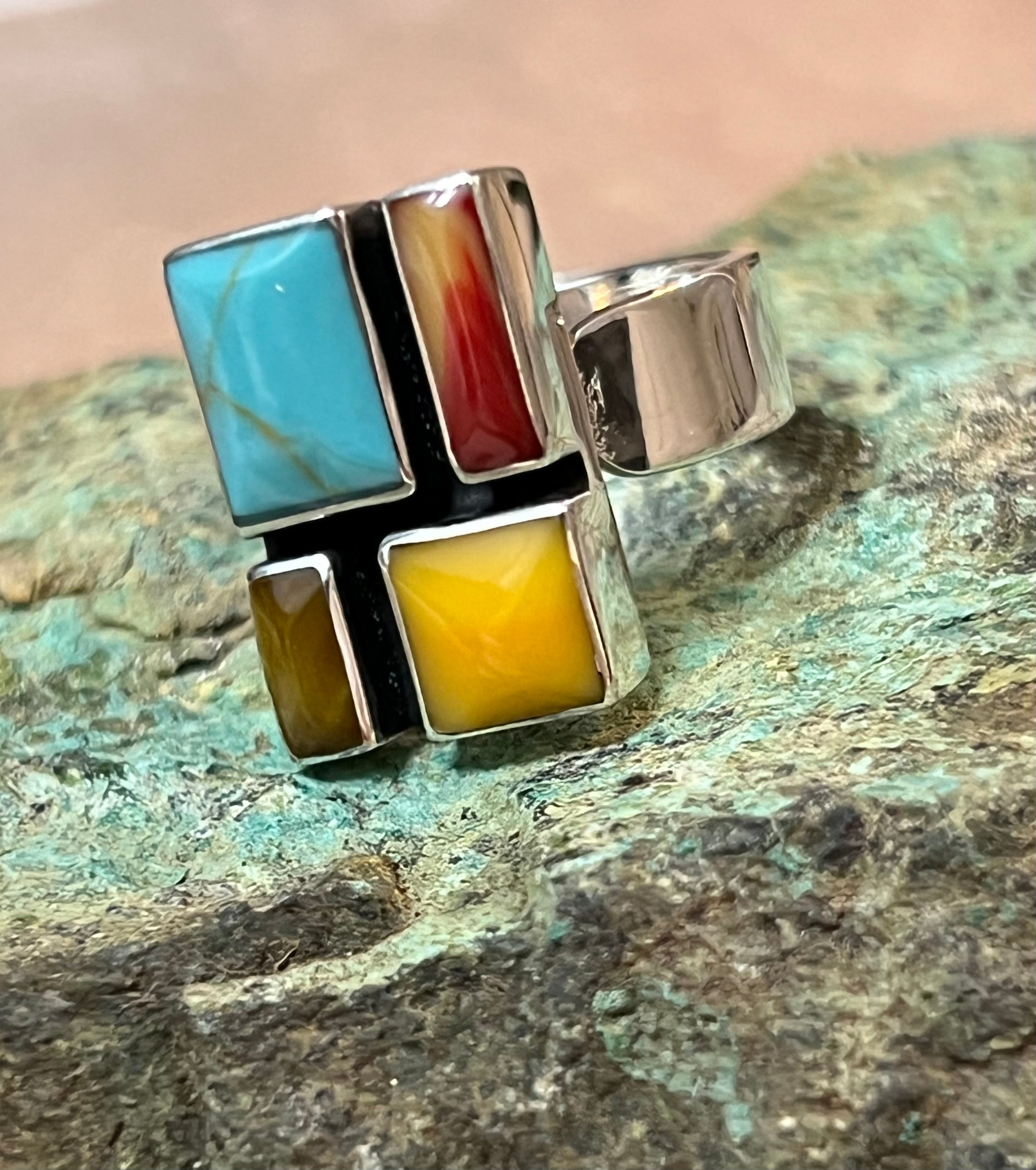 Tejano Mosaic Ring