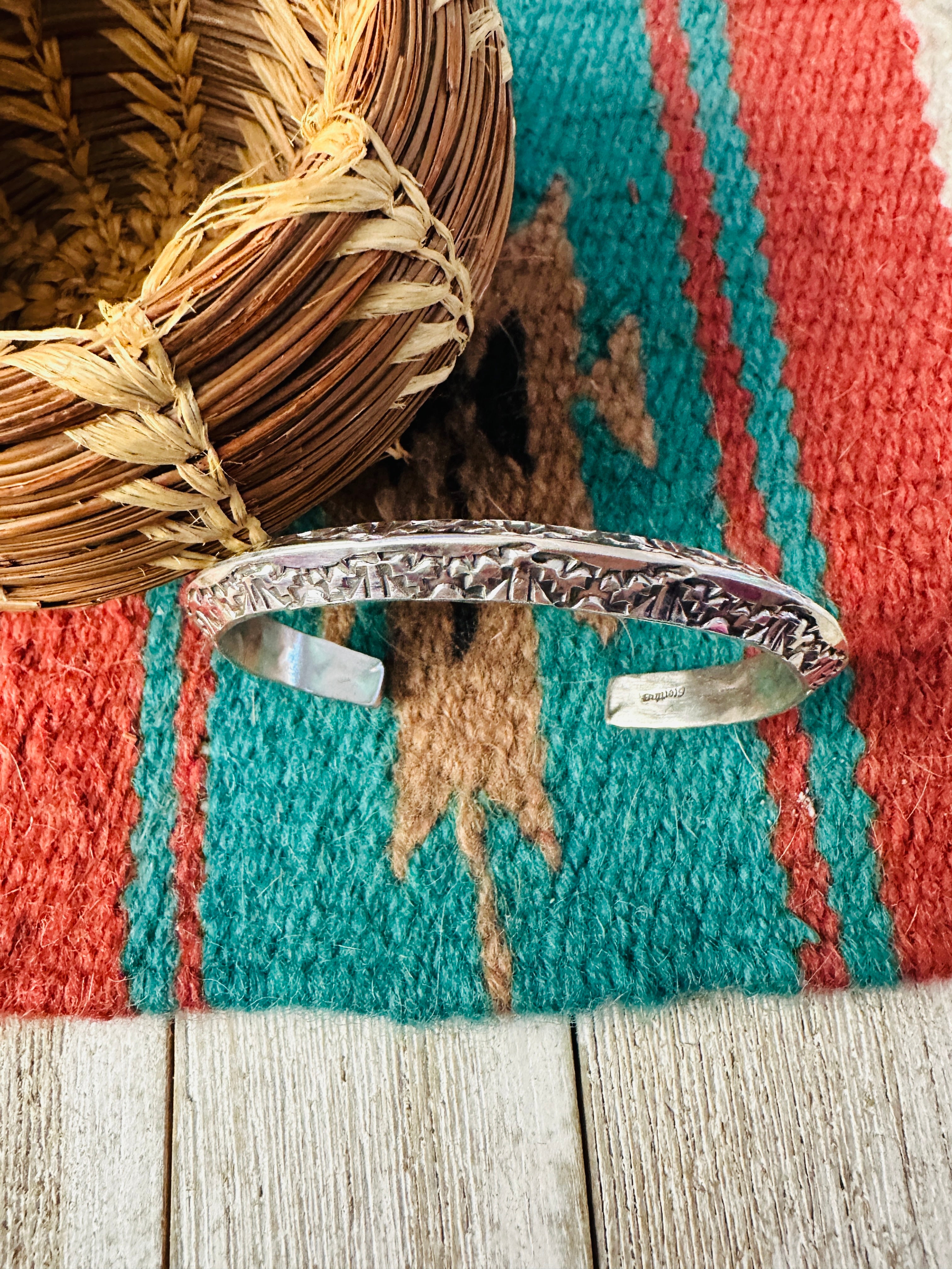 Handcrafted Sterling Silver Cuff Bracelet