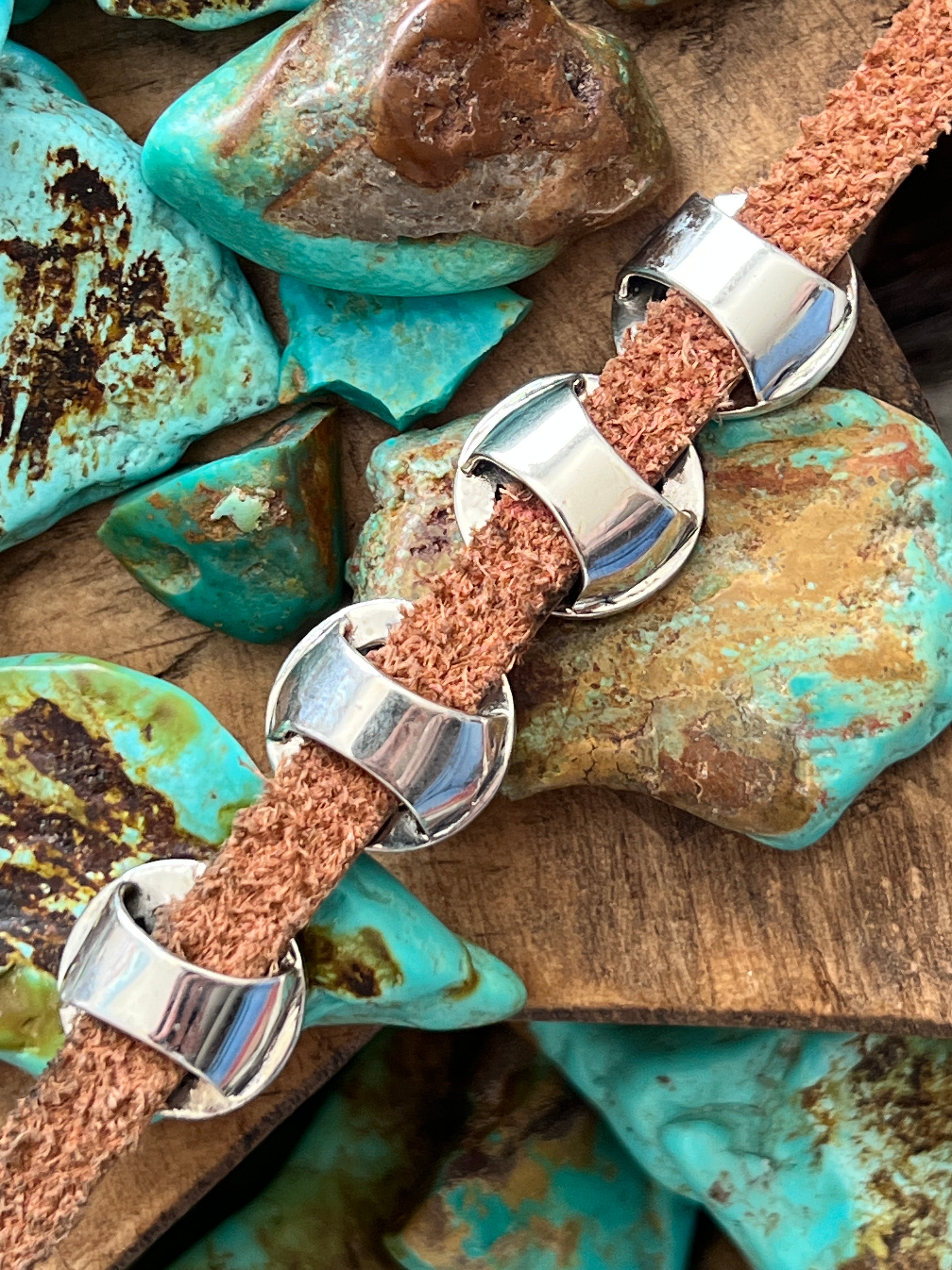 Sterling Silver Concho Slide, The Ranger