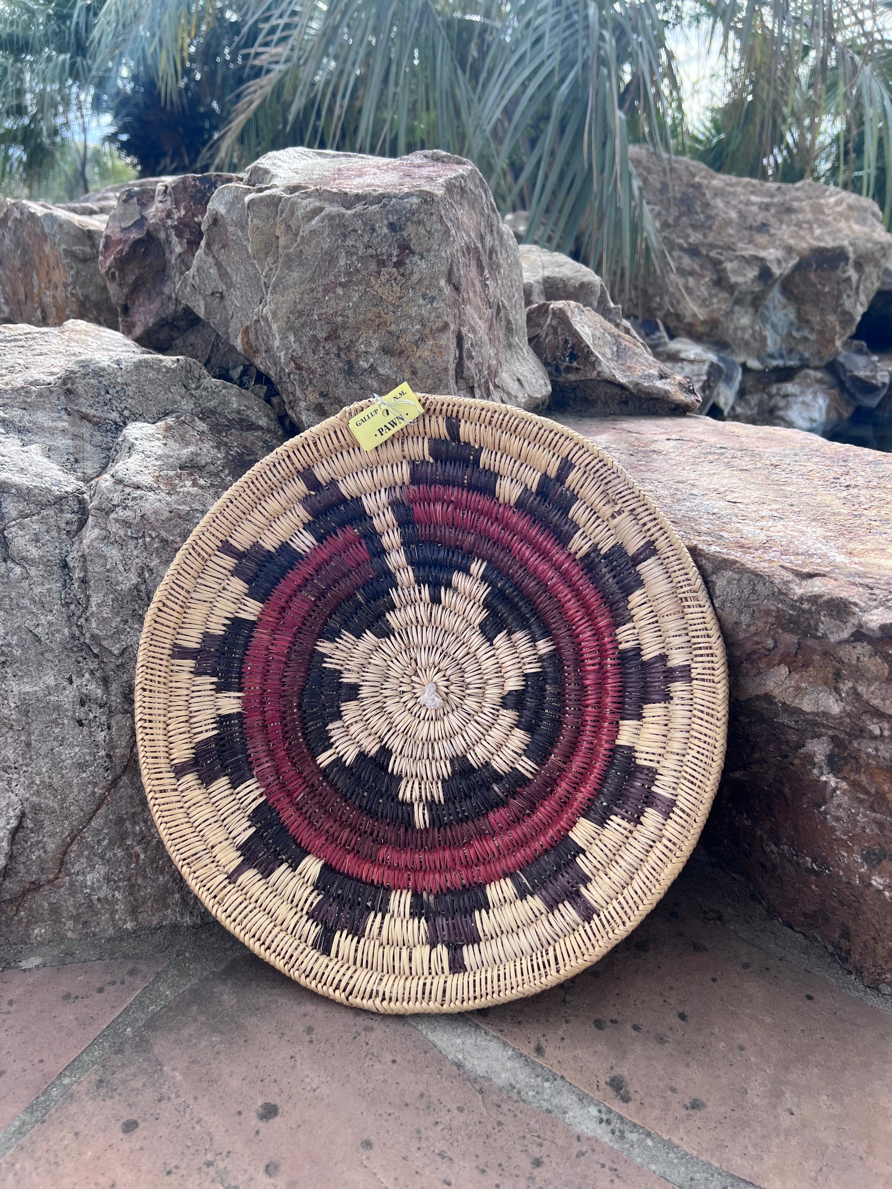Old Pawn Handcrafted Woven Basket  #15