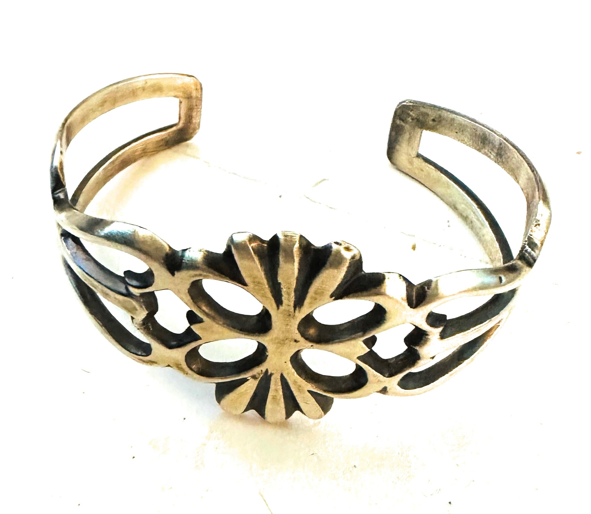 Navajo Sterling Silver Cuff Bracelet