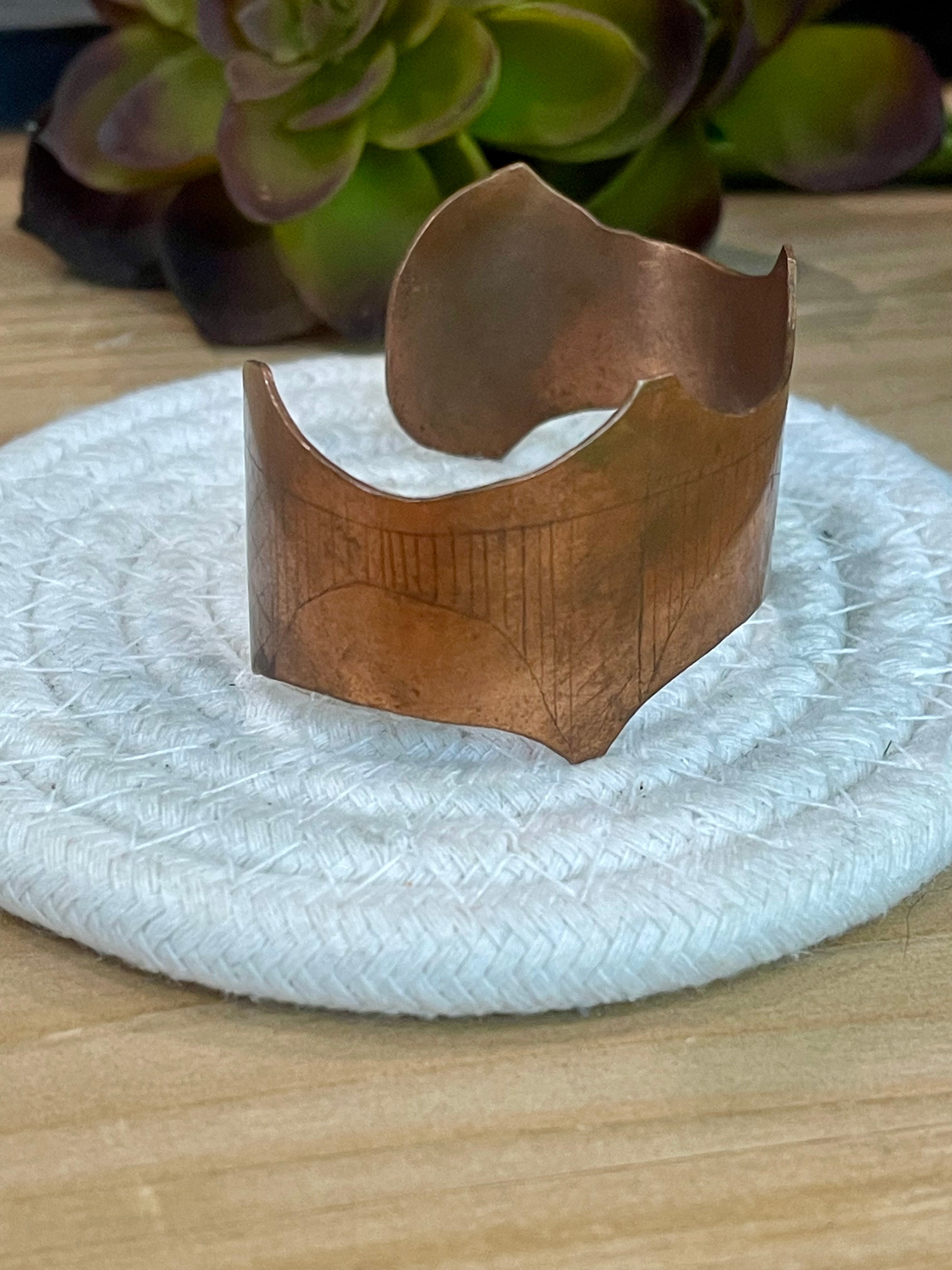 Vintage Handmade Copper Cuff