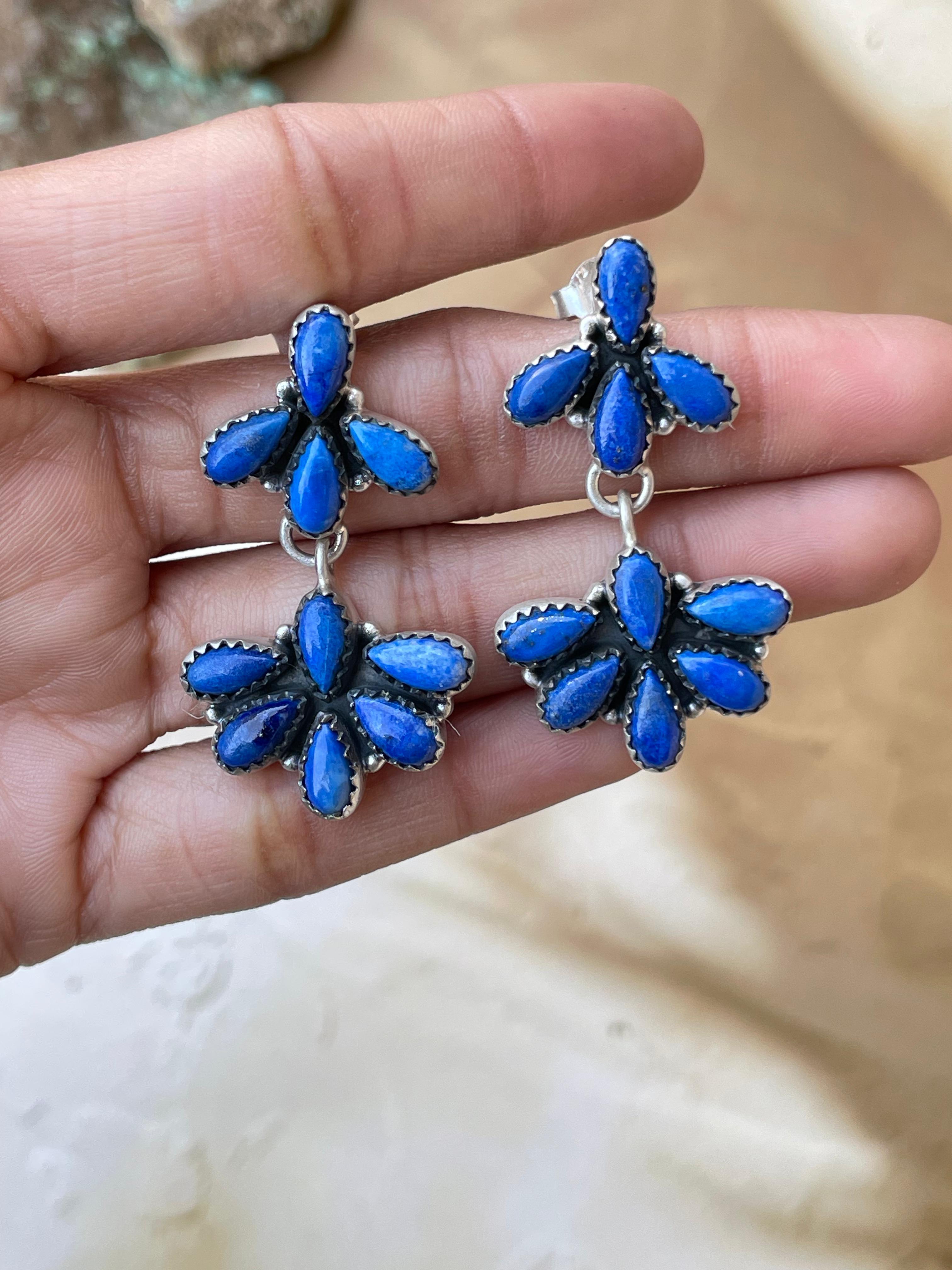 Handmade Sterling Silver Dangle Earring