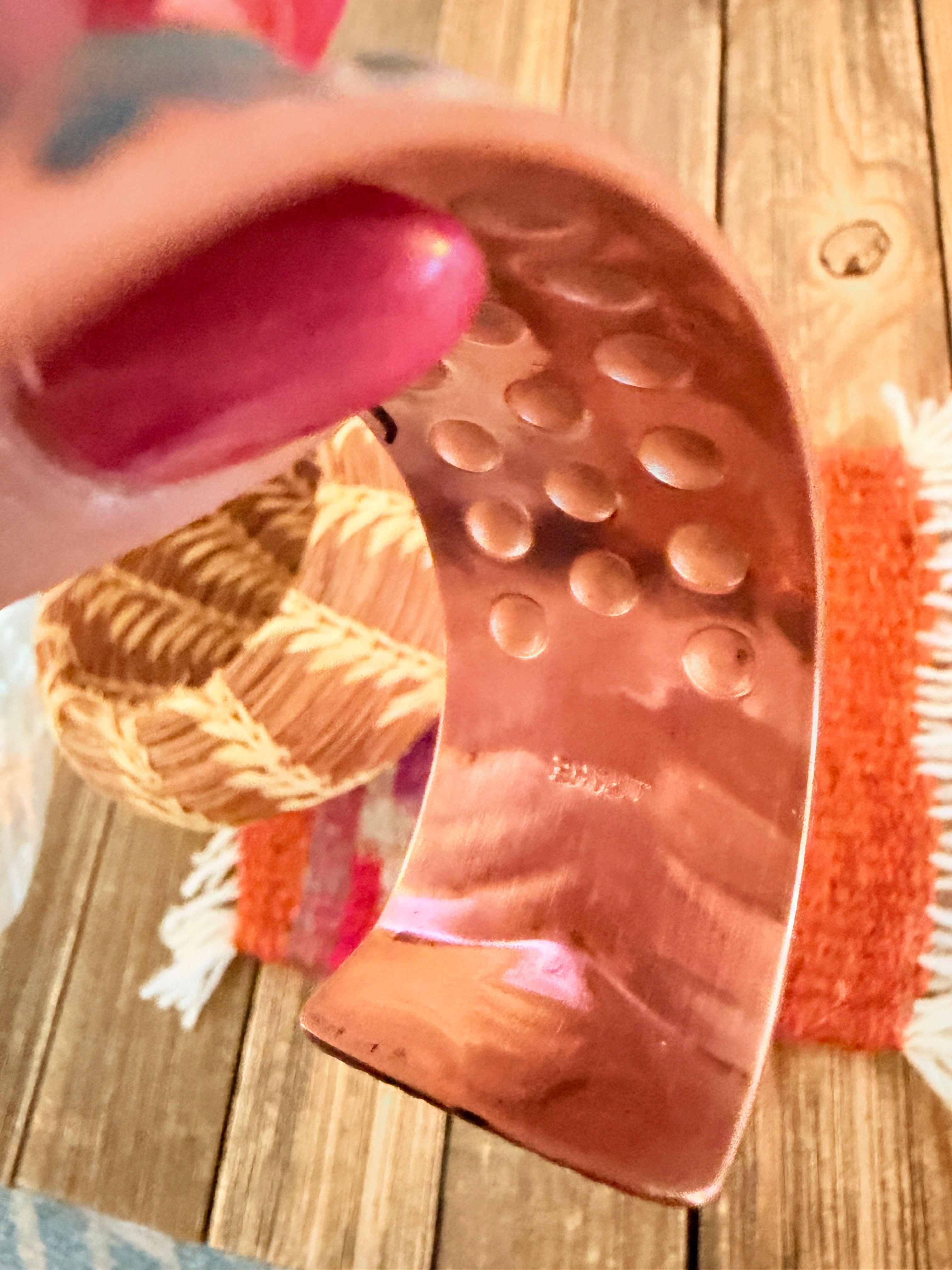 Handcrafted Copper Cuff Bracelet Jake Tahe