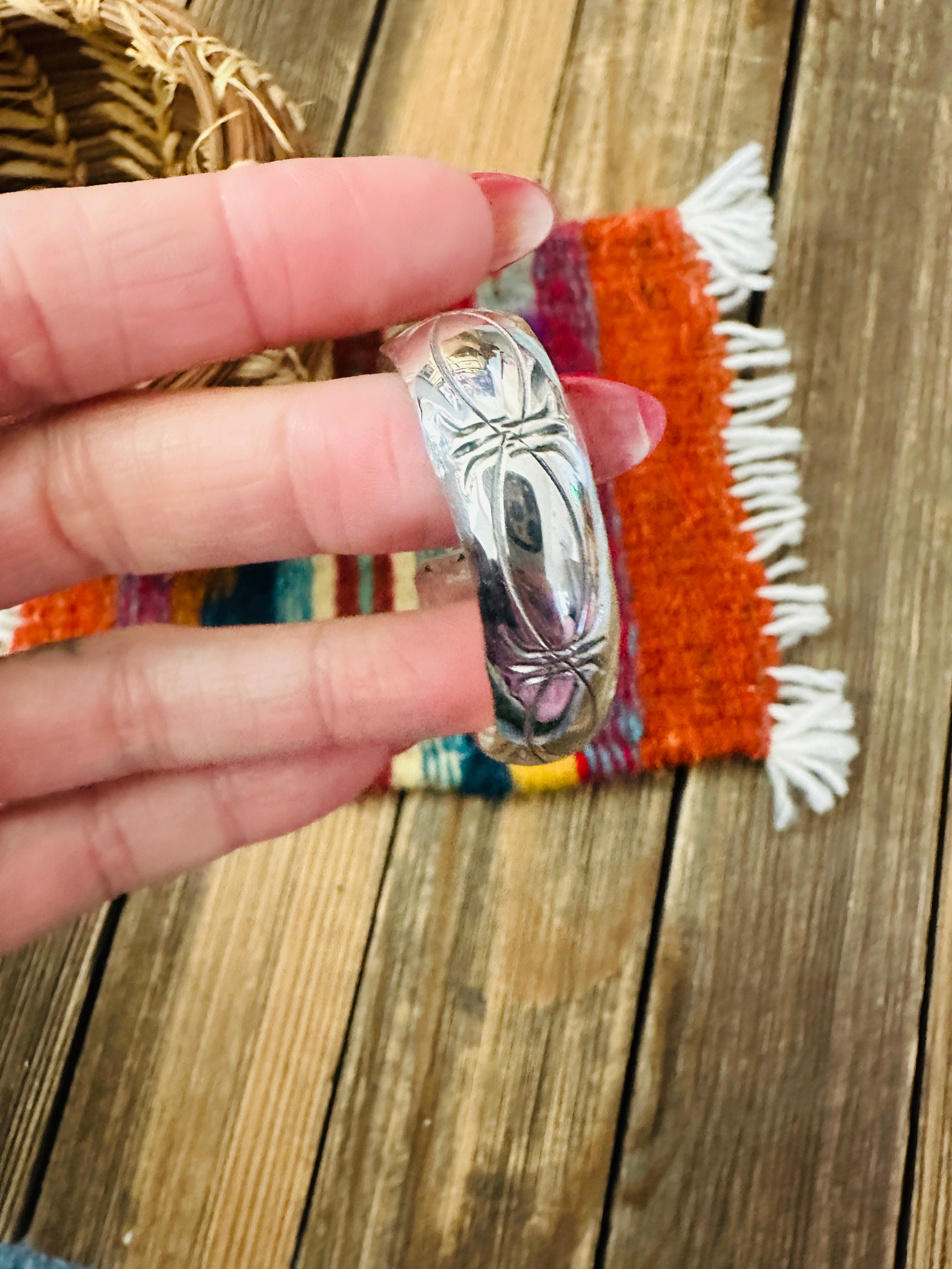 Handcrafted Sterling Silver Baby Cuff Bracelet