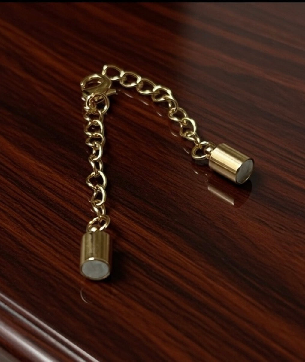 Magnetic Necklace Extender- Gold