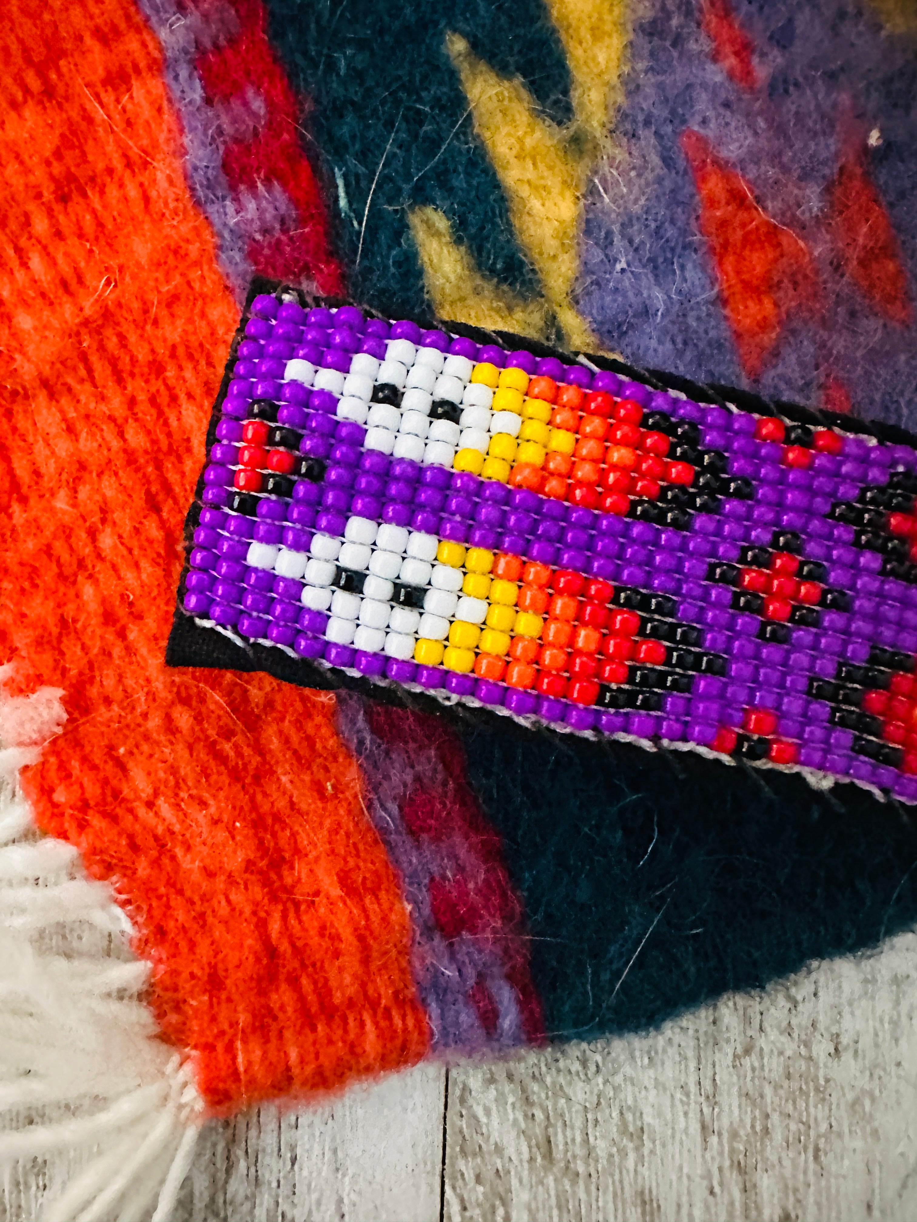 Navajo Handmade Beaded Barrette