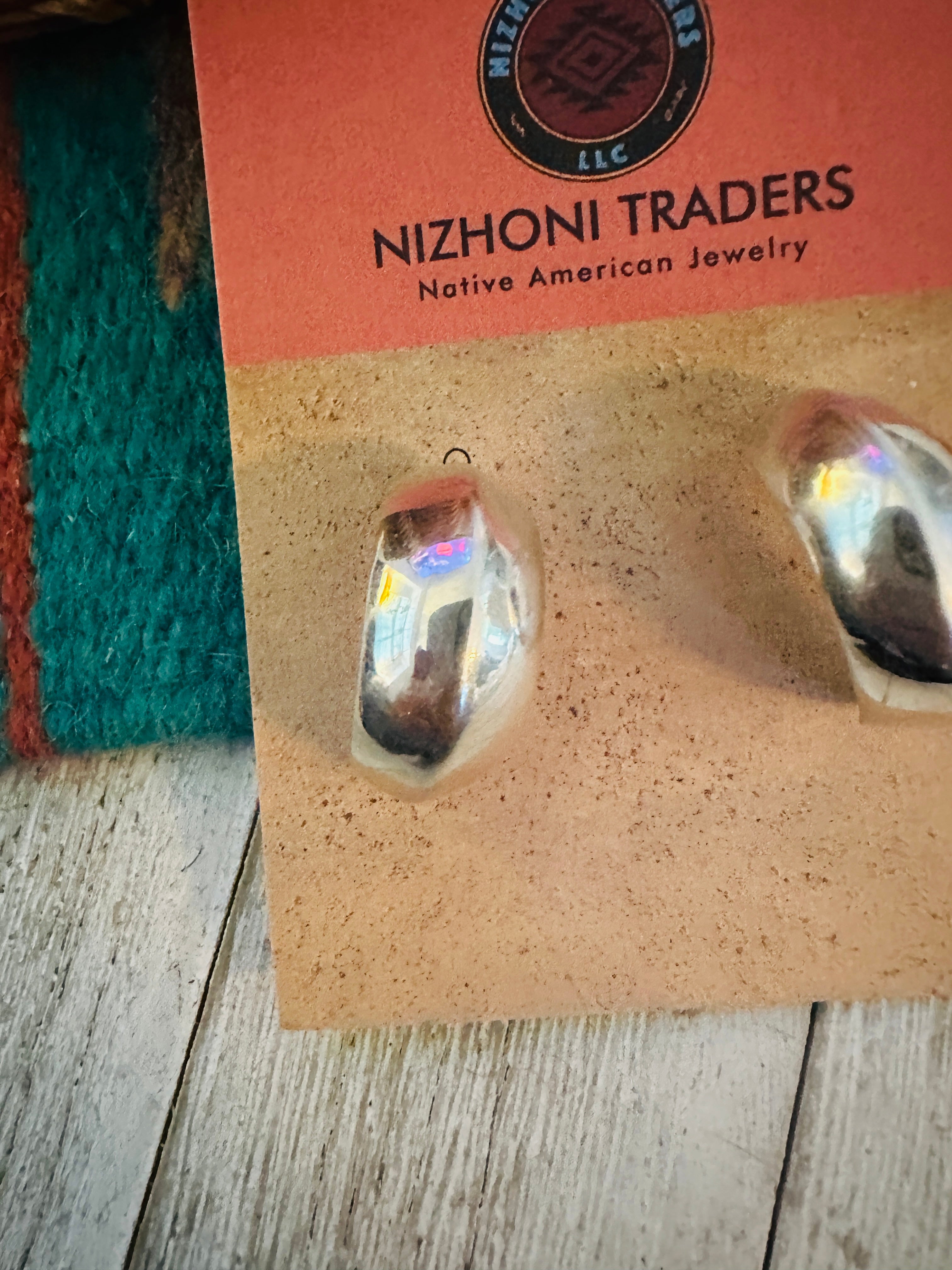 Handcrafted Sterling Silver Hoop Earrings