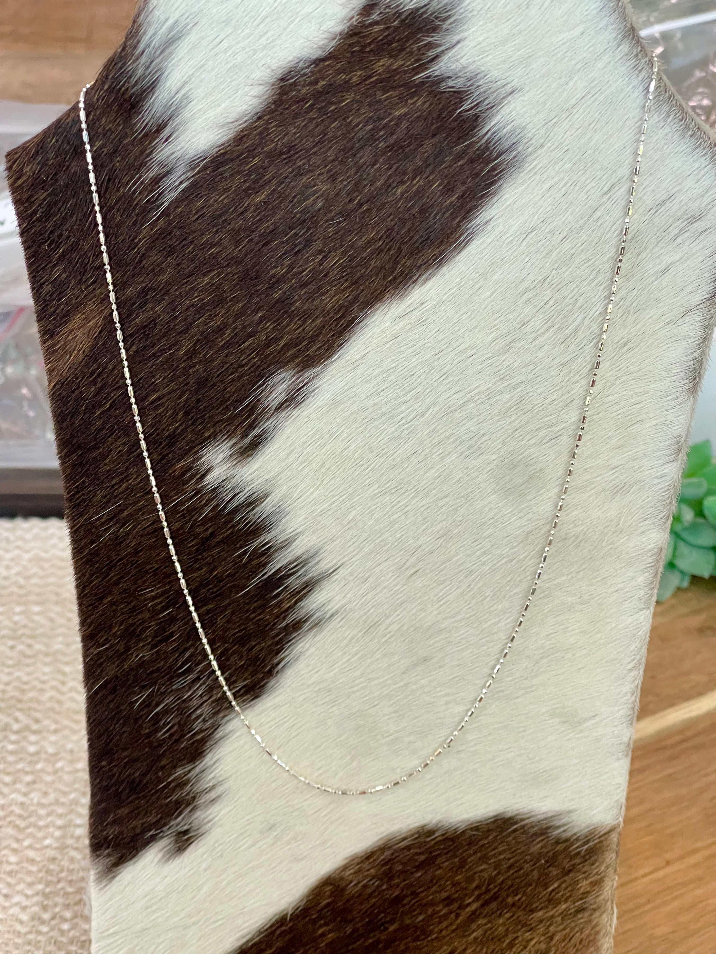 Handmade In Mexico Sterling Silver Chain Necklace