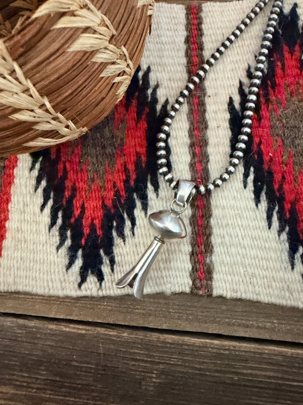 Handcrafted Sterling Silver Blossom Pendant