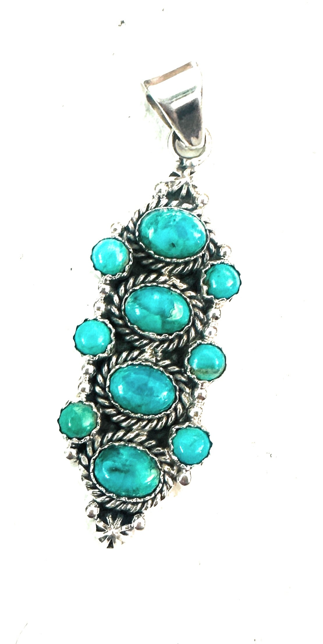 Handmade Turquoise & Sterling Silver Pendant