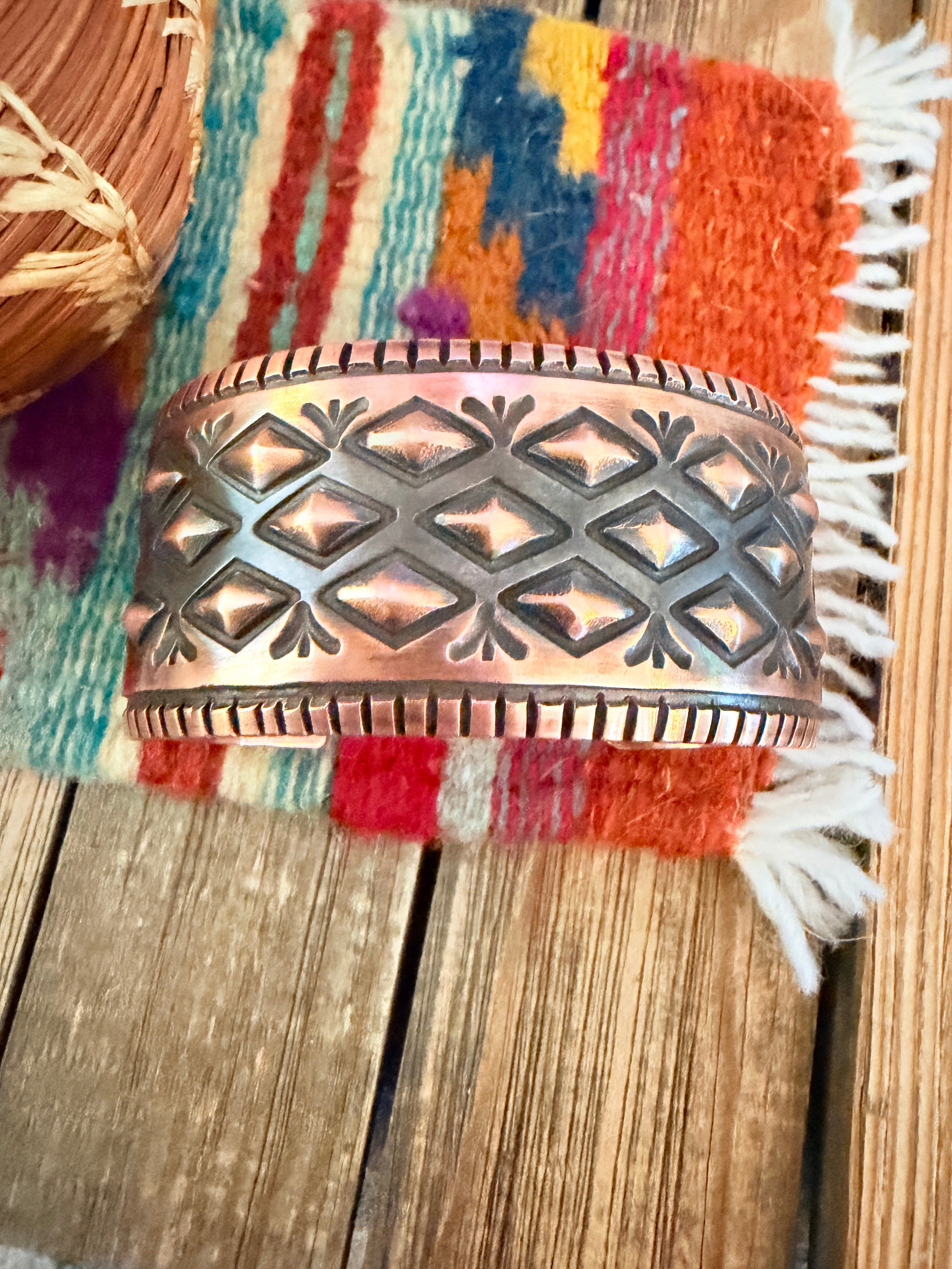 Handcrafted Copper Cuff Bracelet Jake Tahe
