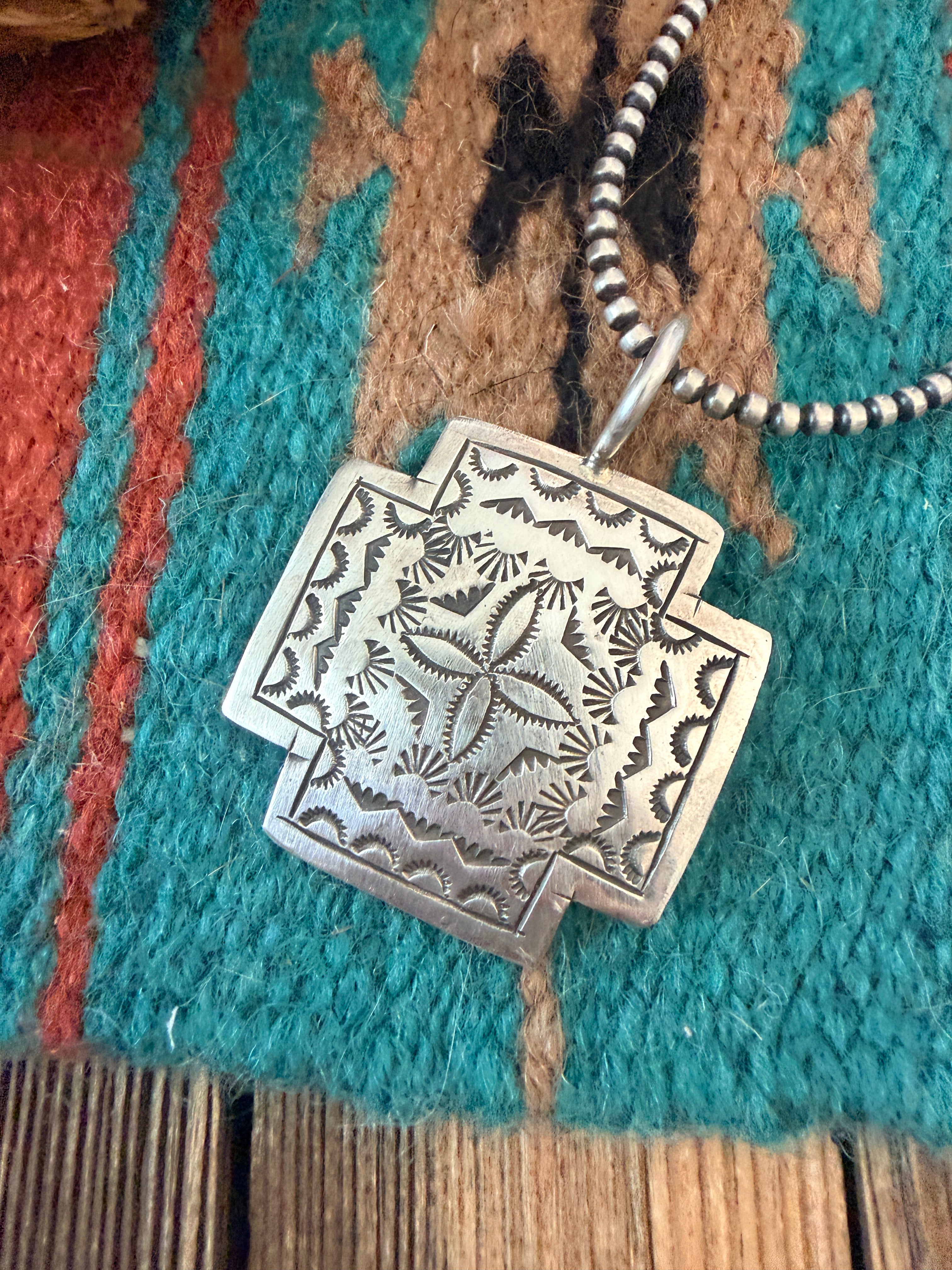 Handcrafted Sterling Silver Cross Pendant