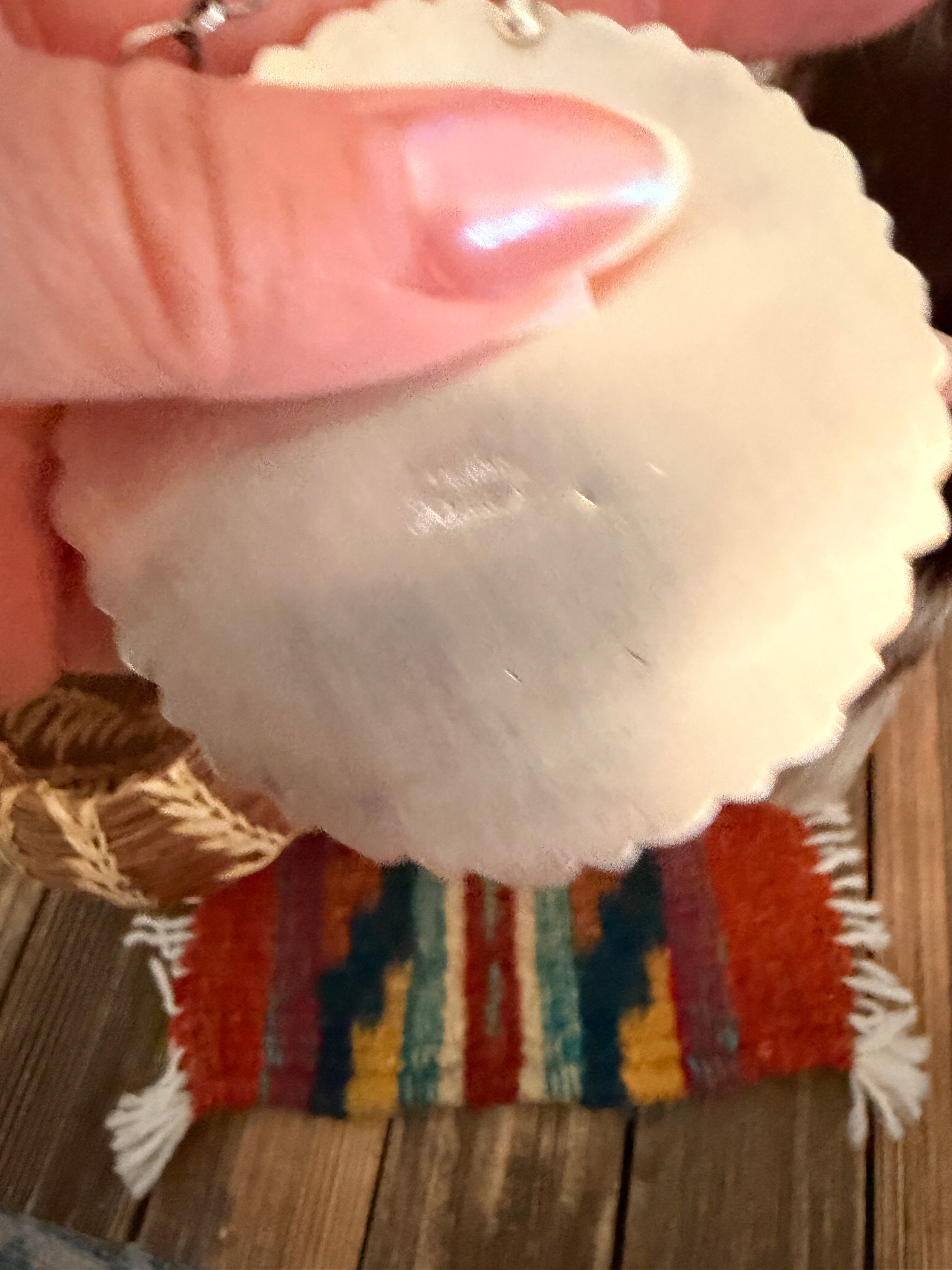 Handcrafted Turquoise & Sterling Silver Cluster Necklace by Travis Jim