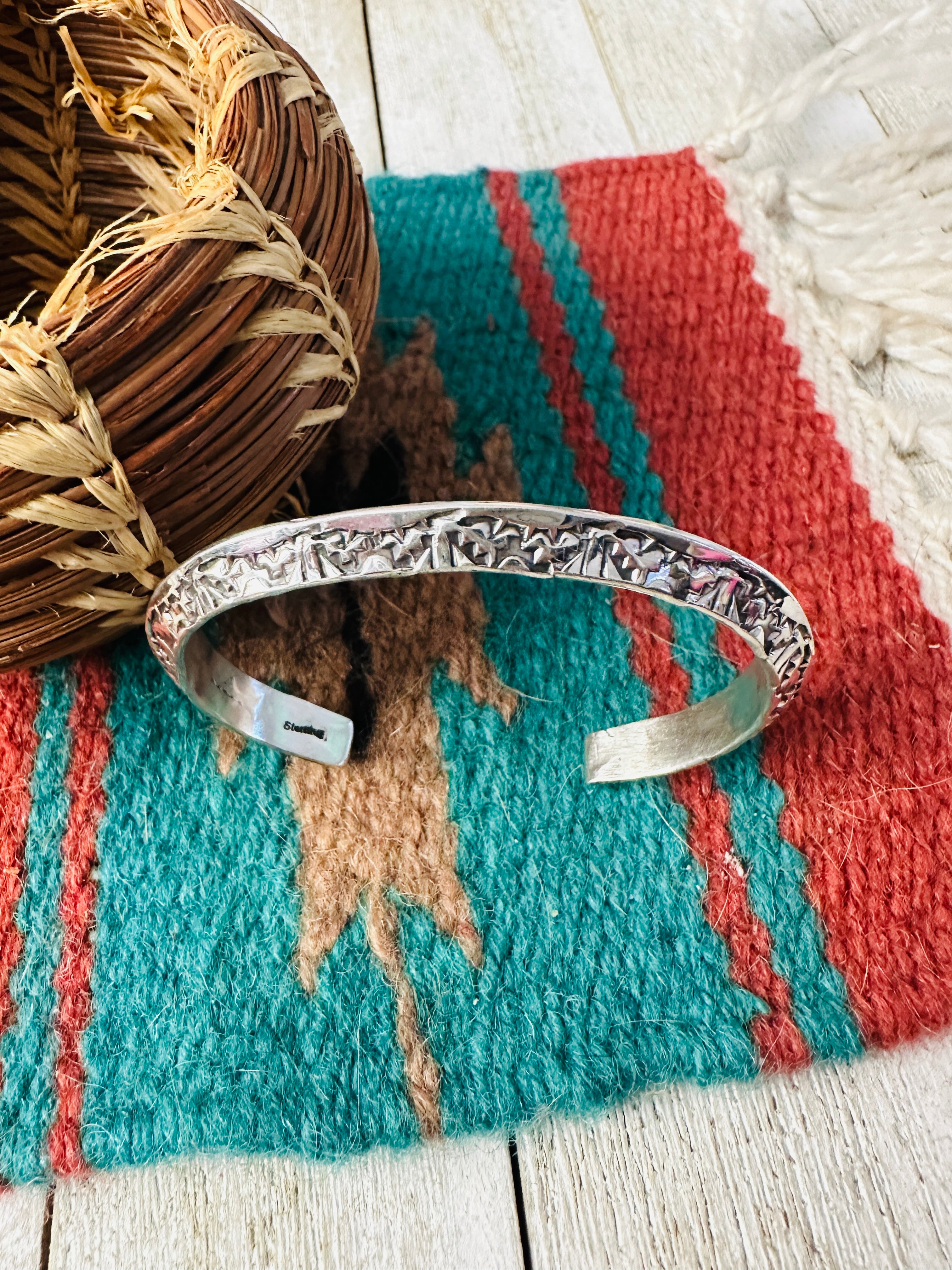 Handcrafted Sterling Silver Cuff Bracelet
