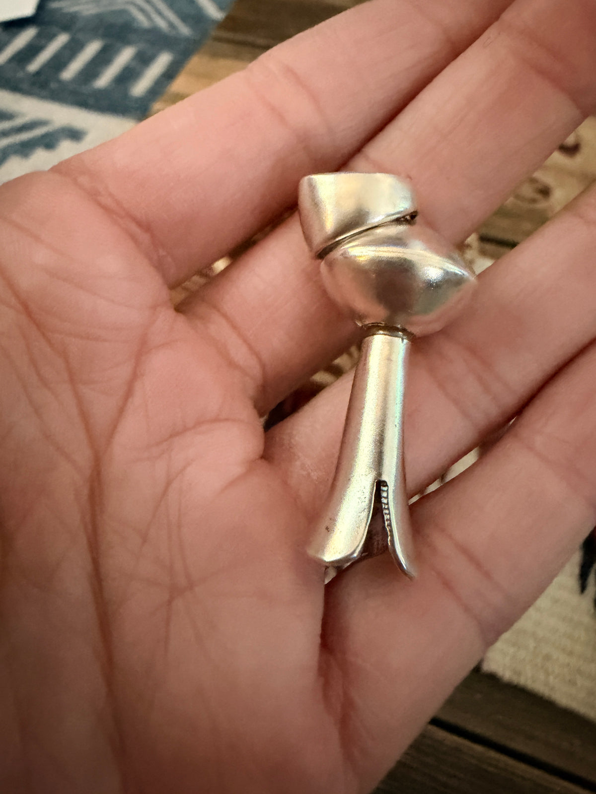 Handcrafted Sterling Silver Blossom Pendant