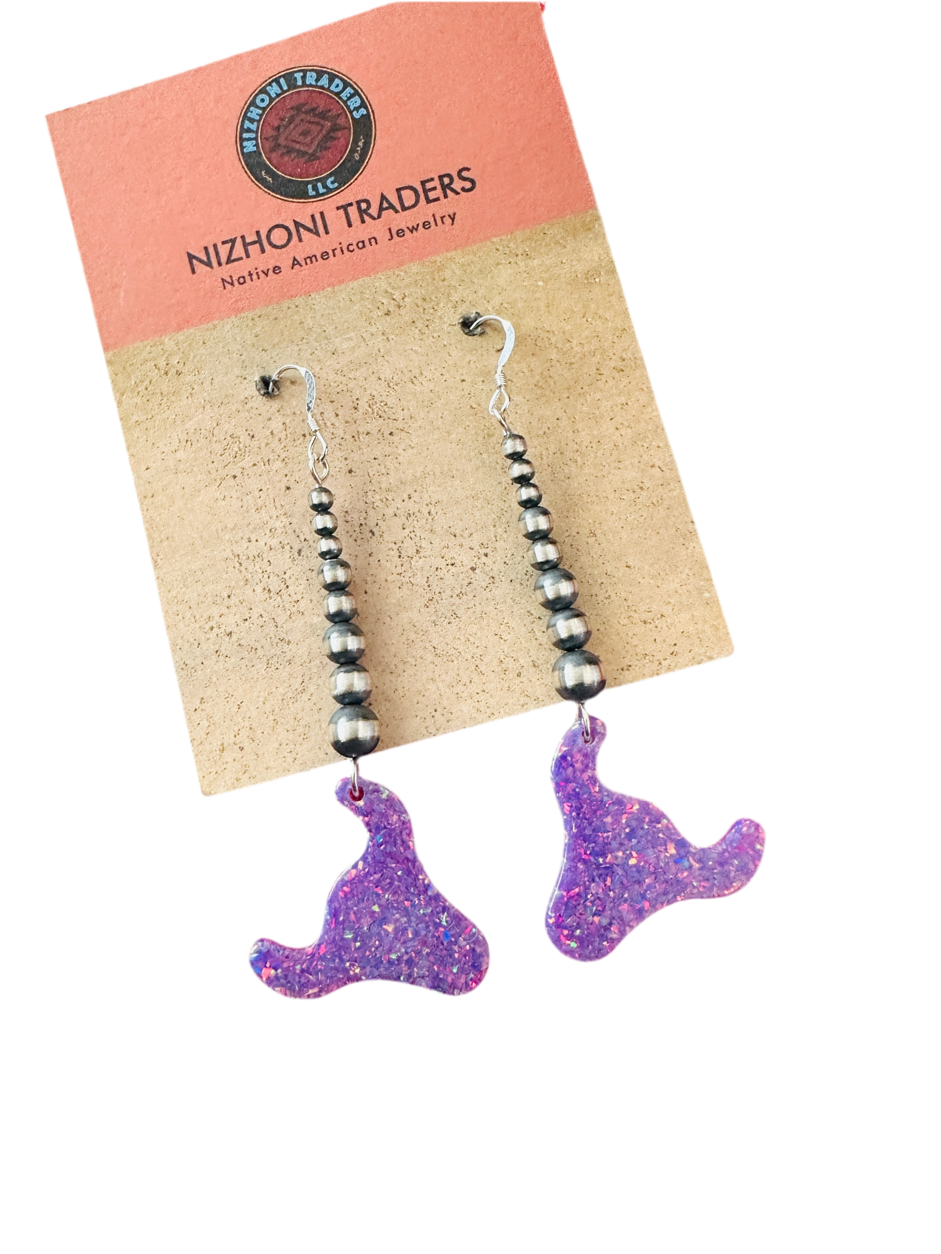 Summer Lovin’ Sterling Silver Pearl Beaded Opal Bull Head Dangle Earrings