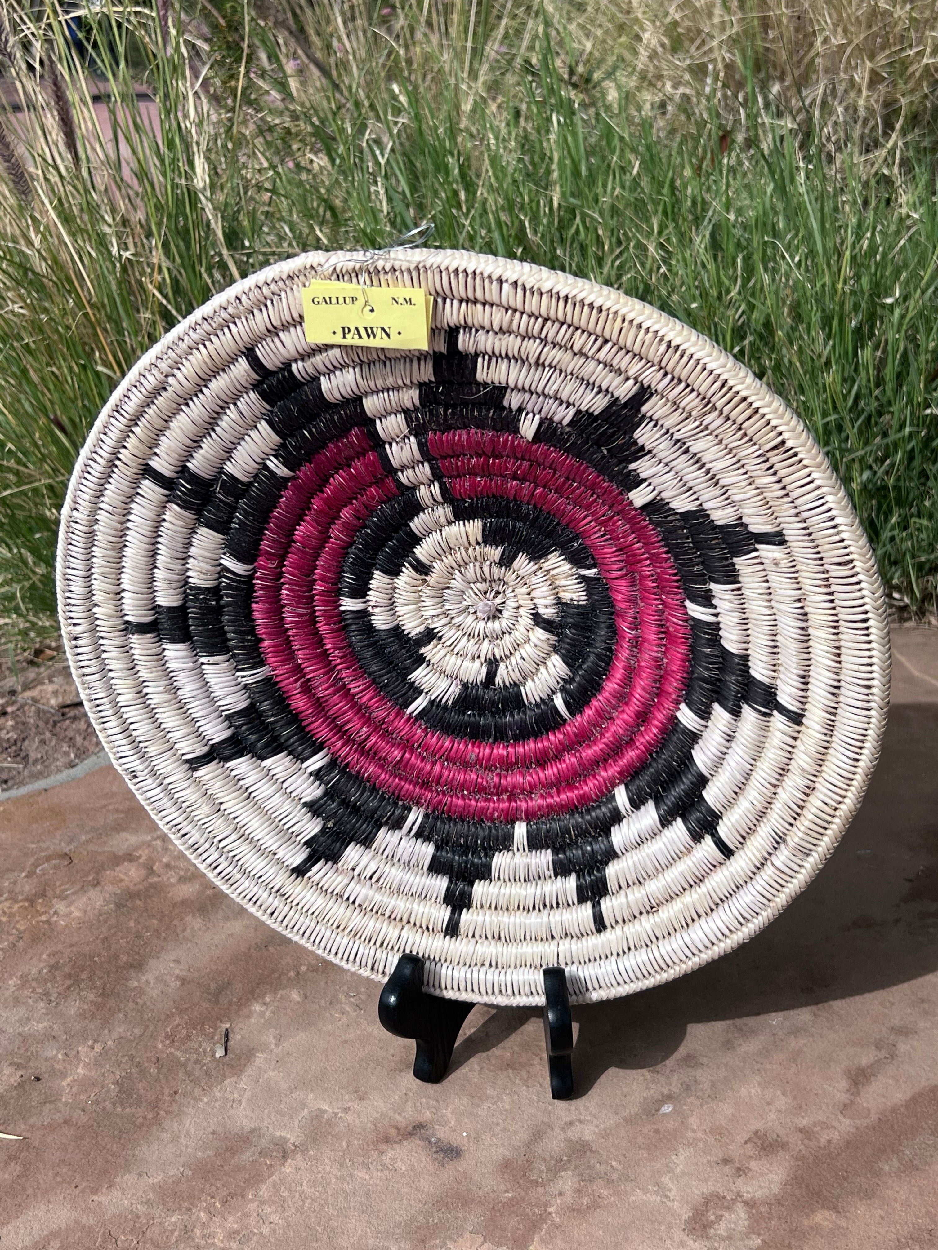 Old Pawn Handcrafted Woven Basket  #13