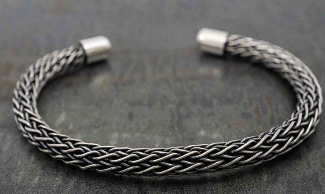 Oxidized Mesh Cuff