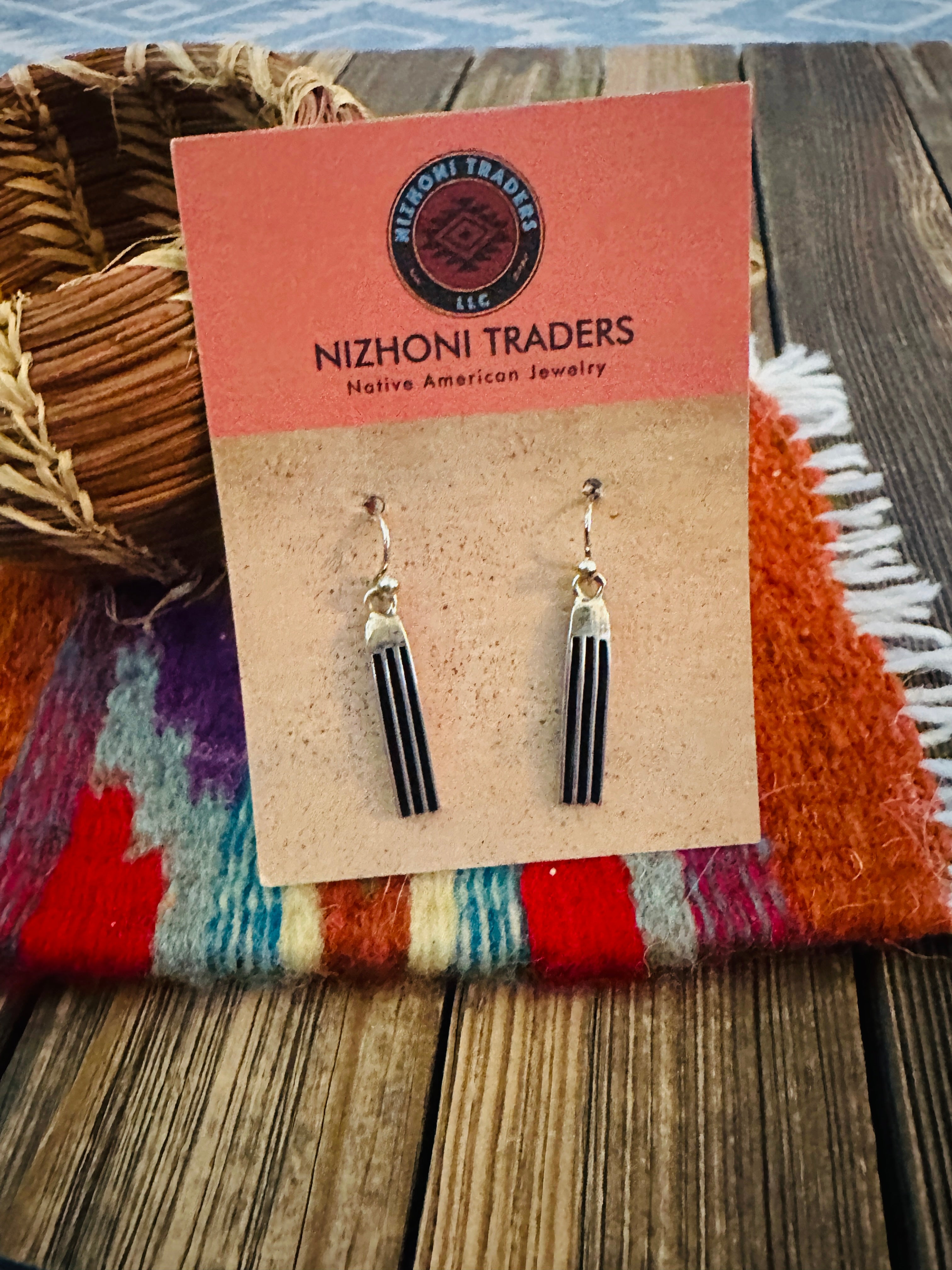 Handcrafted Hand Stamped Beth Dutton Sterling Silver Dangle Earrings