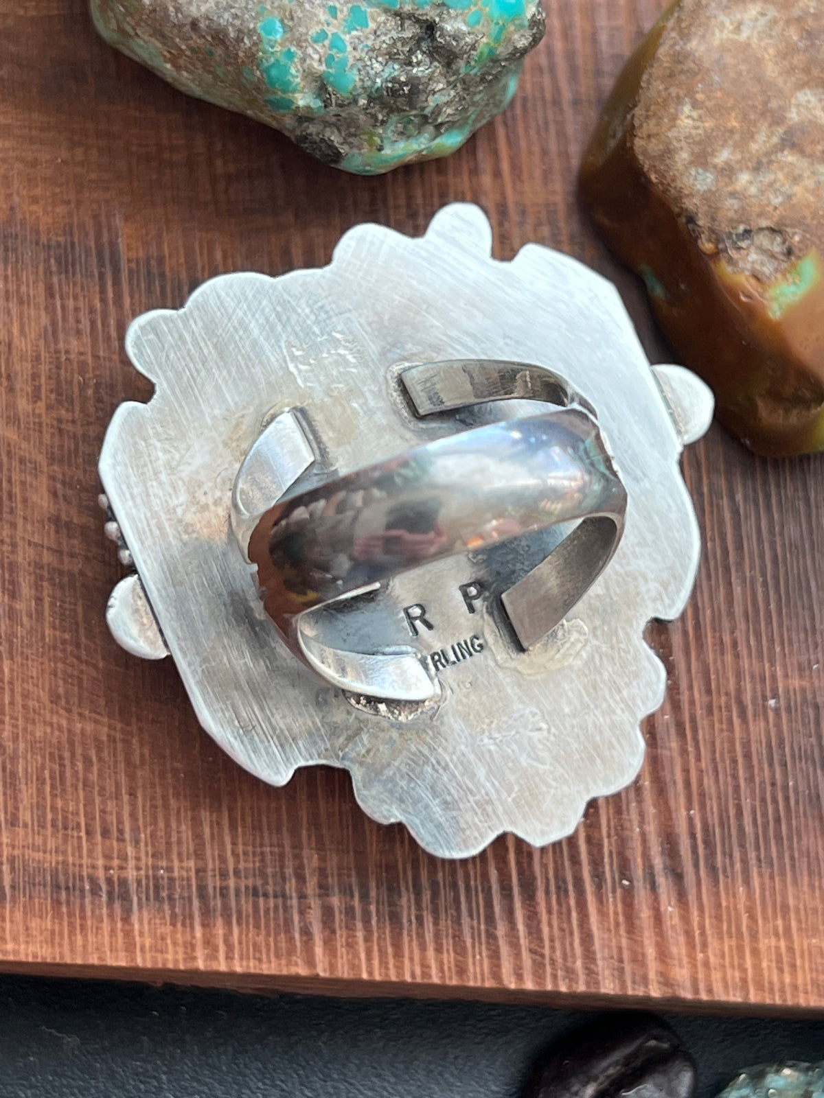 Rosella Paxson Sterling Silver & Wild Horse Heart Ring, Size 7.5-8