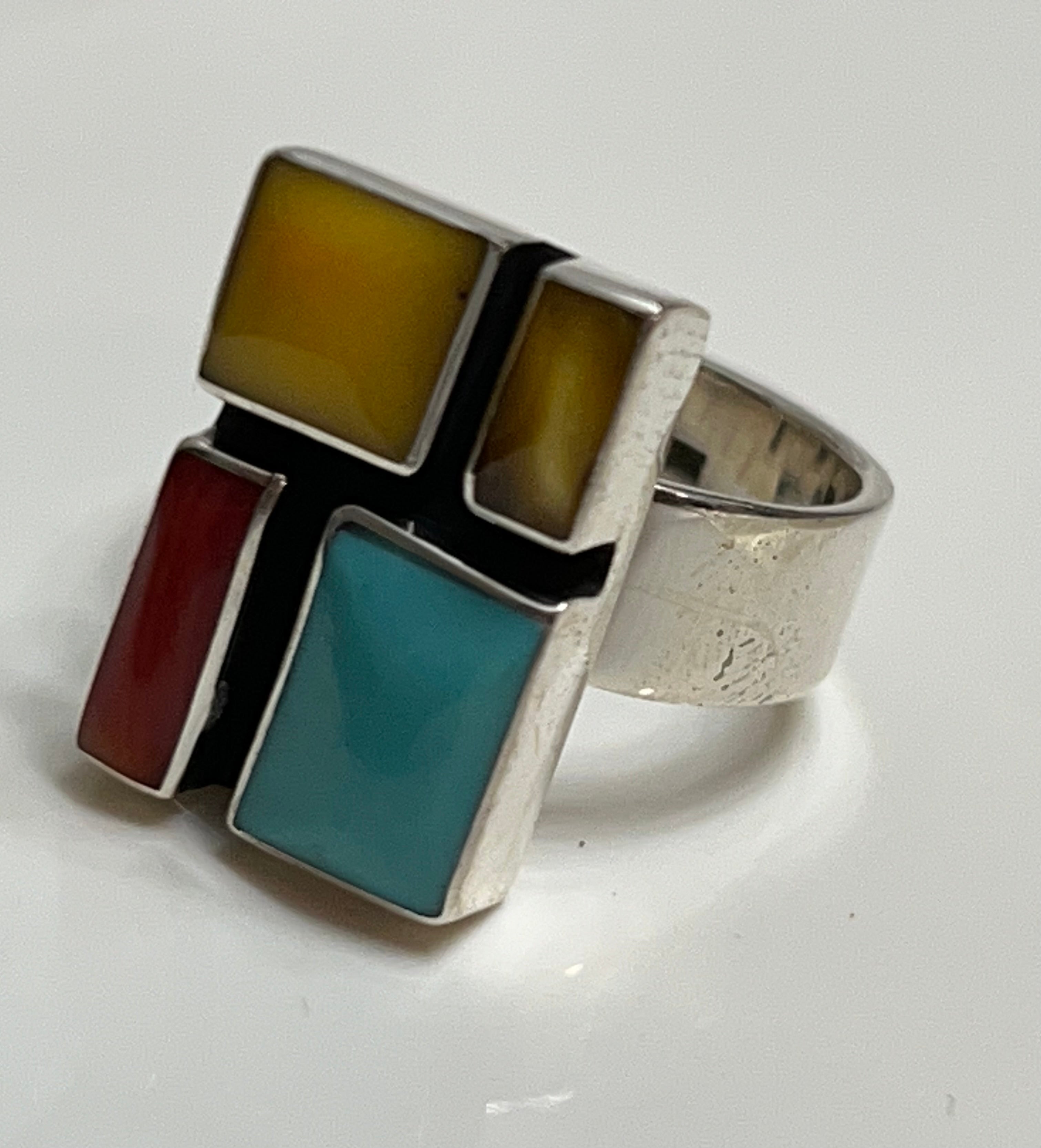 Tejano Mosaic Ring