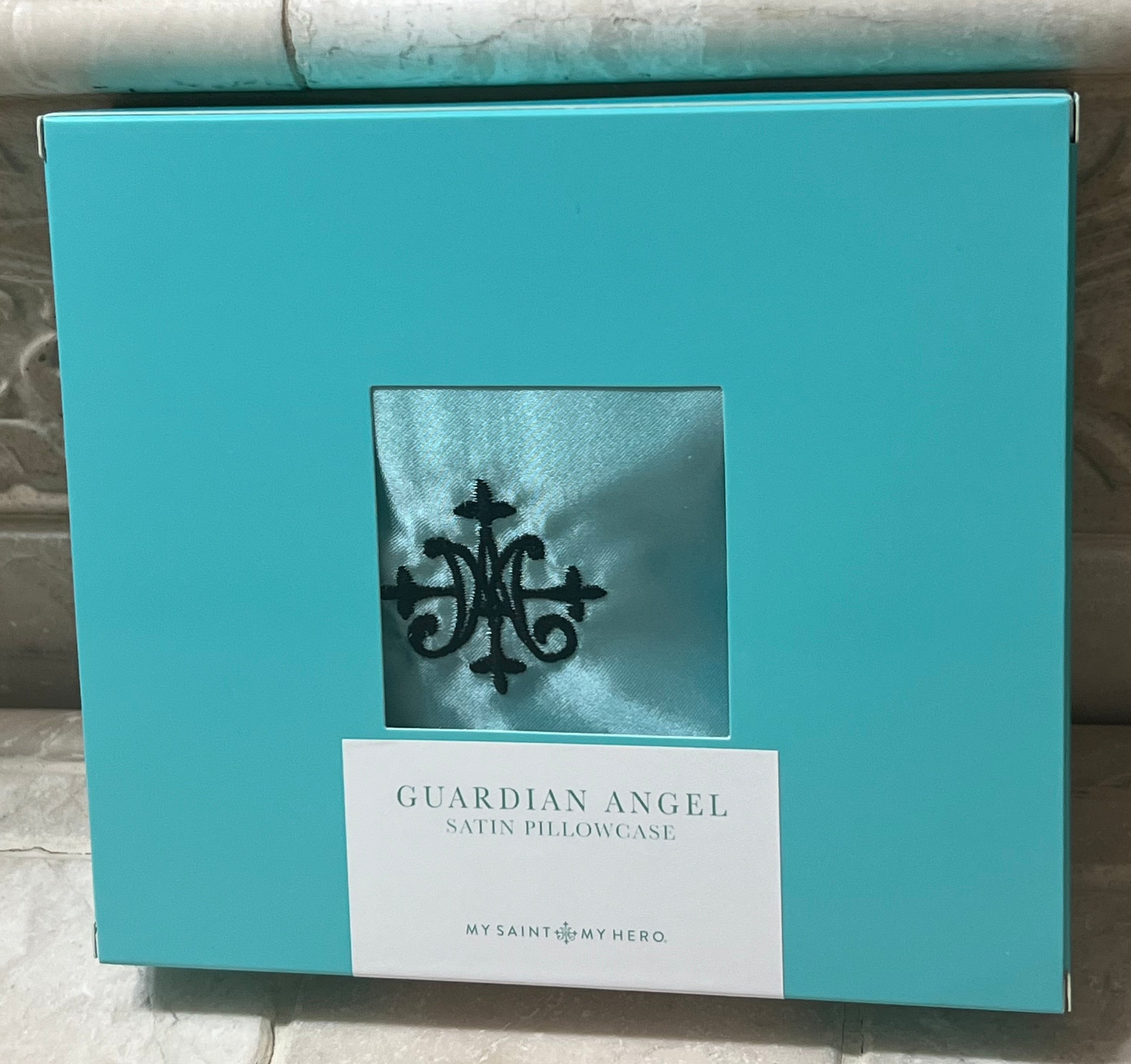 Guardian Angel Soft Satin Pillowcase [Baby Blue](Standard Size)