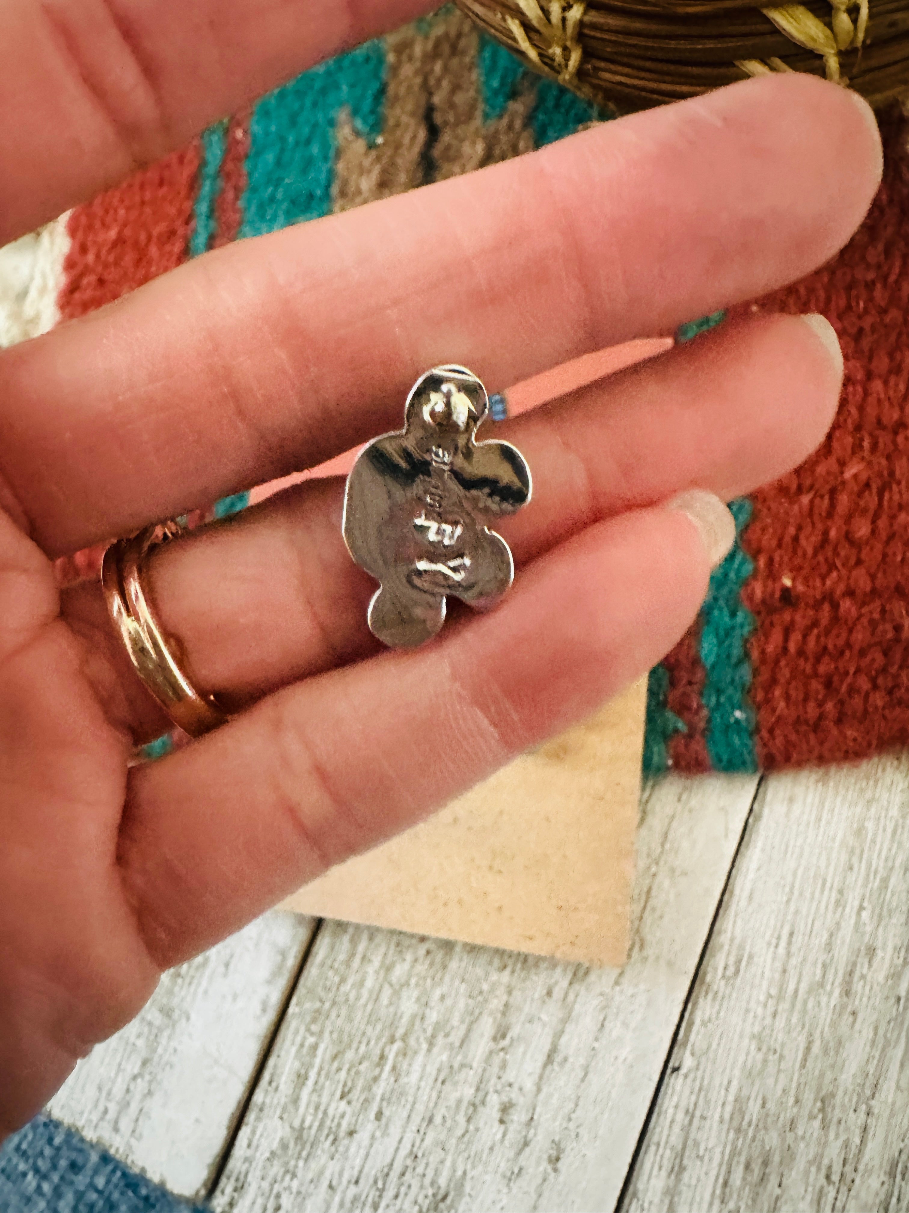 Handcrafted Turquoise & Sterling Silver Cluster Post Earrings