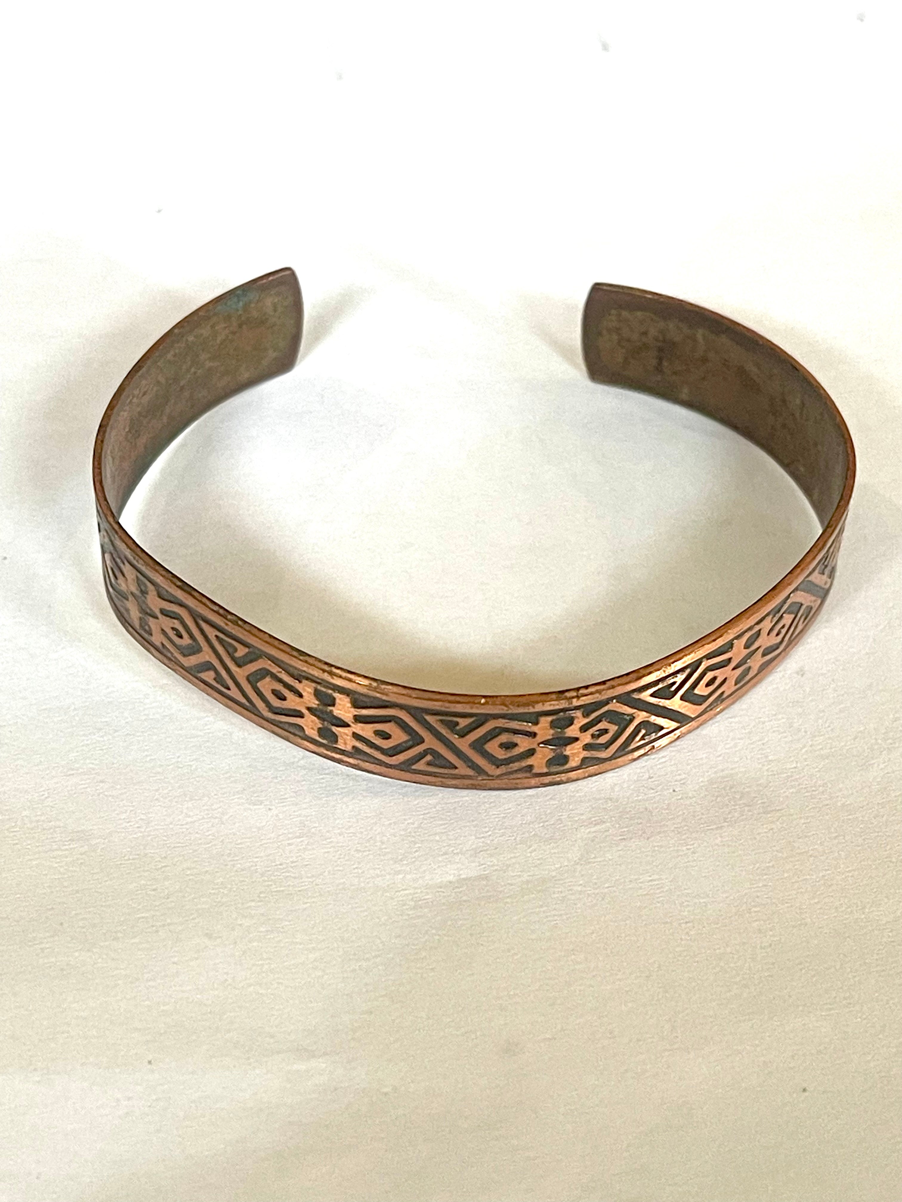 Vintage Handmade Copper Cuff